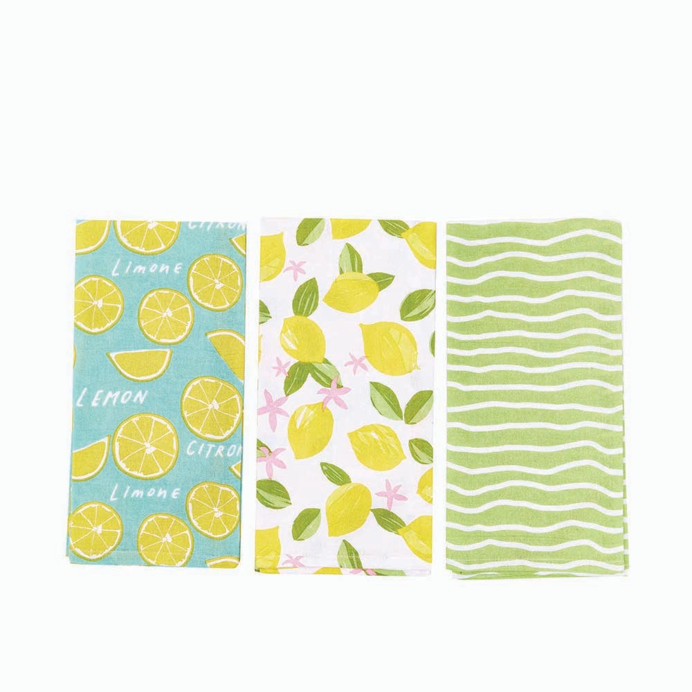 Picture of Limone Cotton Kitchen Towels (Set of 3)