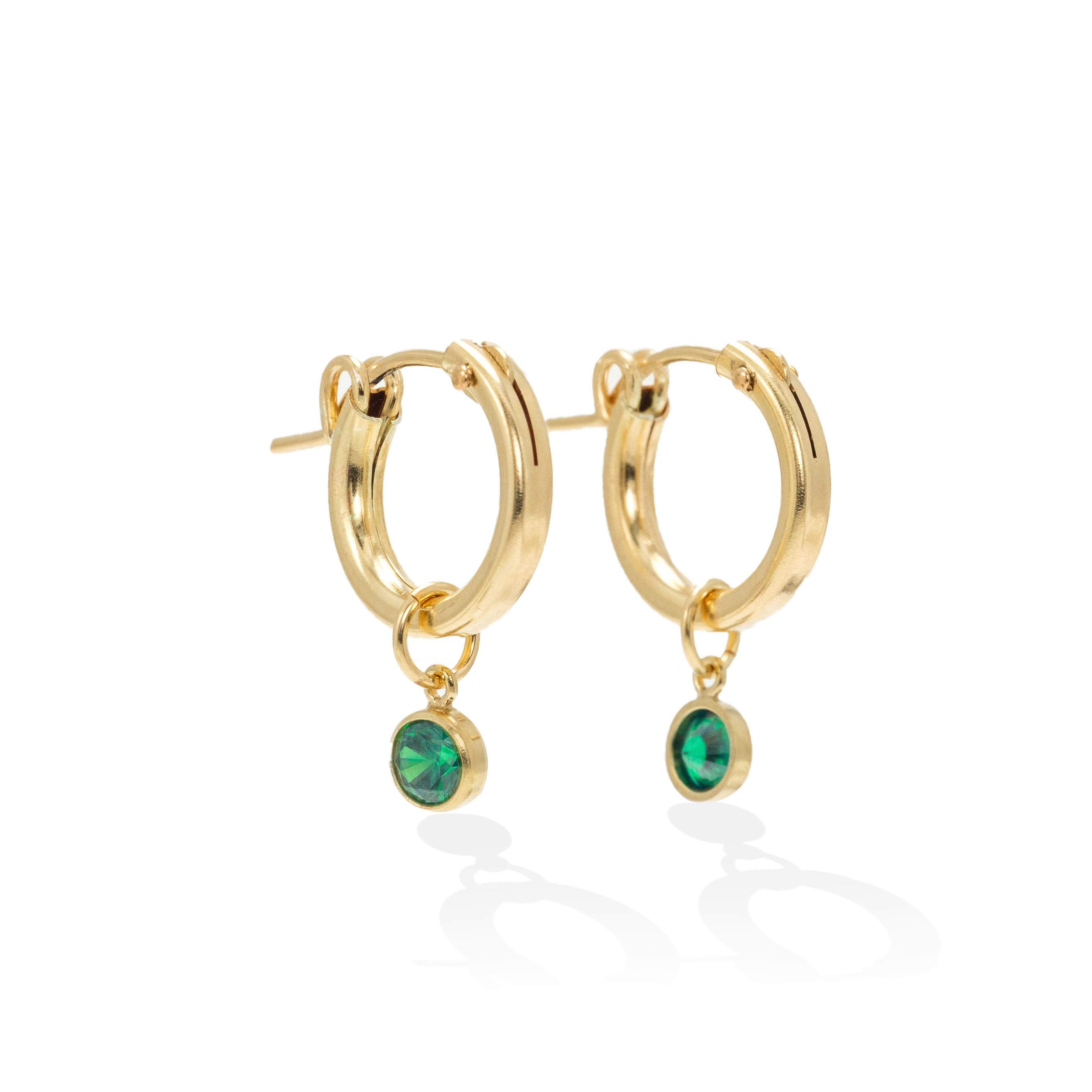 Picture of Birthstone Gold-Filled Hoop Earrings - May