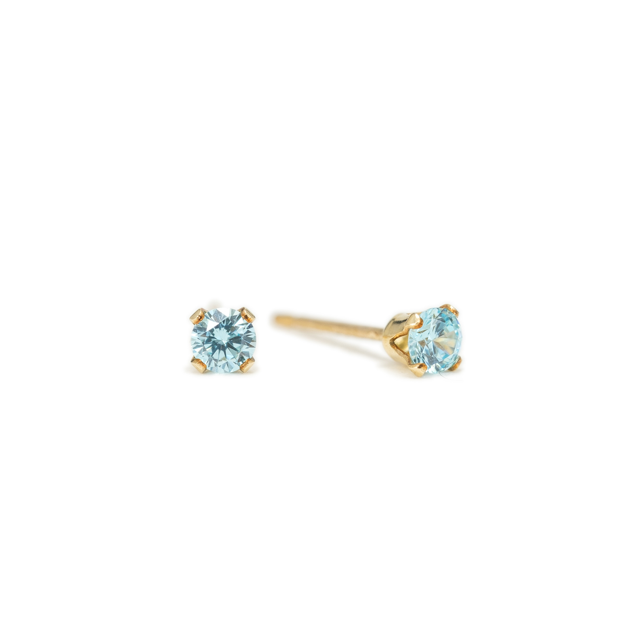 Picture of Birthstone Gold-Filled Stud Earrings - March