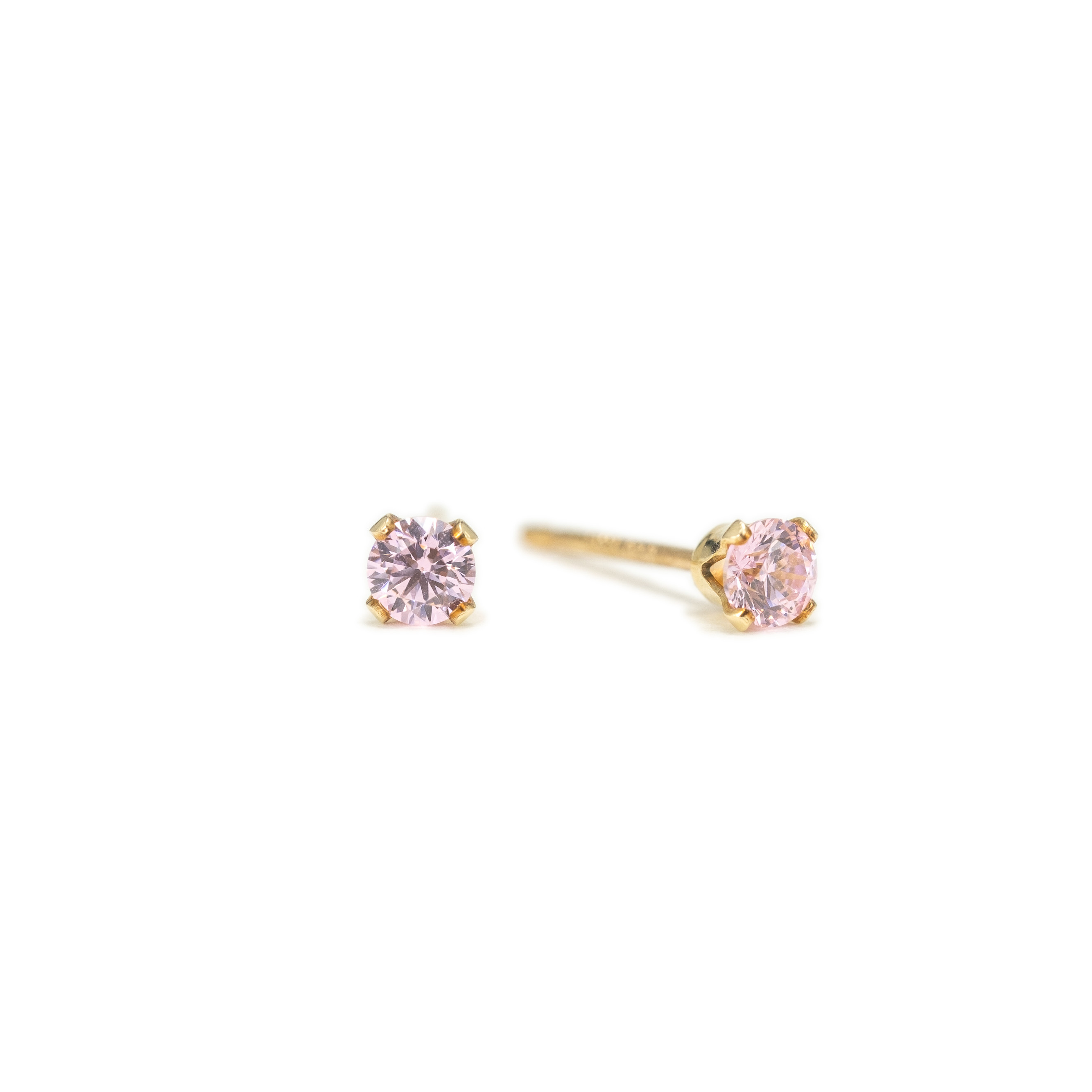 Picture of Birthstone Gold-Filled Stud Earrings - October