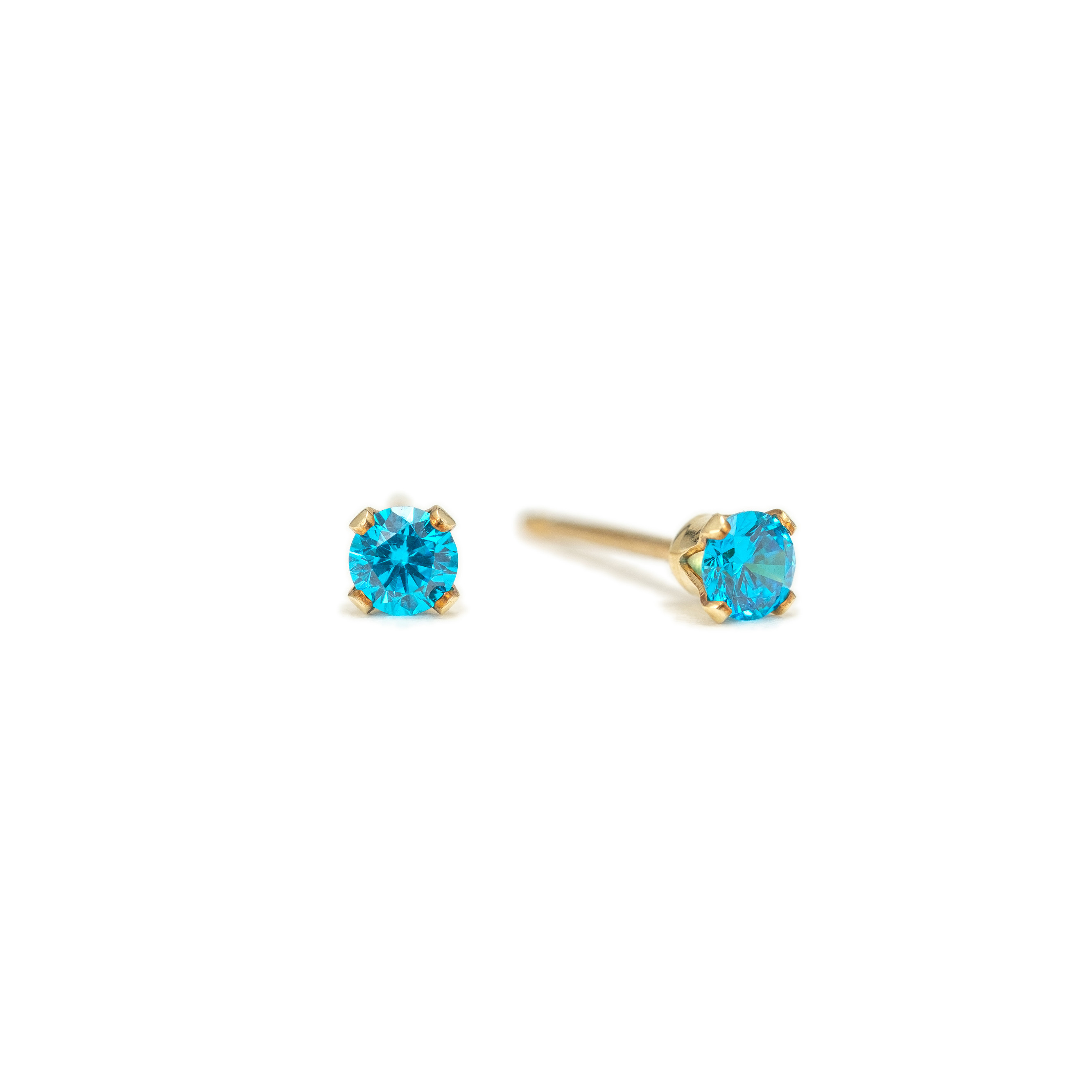 Picture of Birthstone Gold-Filled Stud Earrings - September