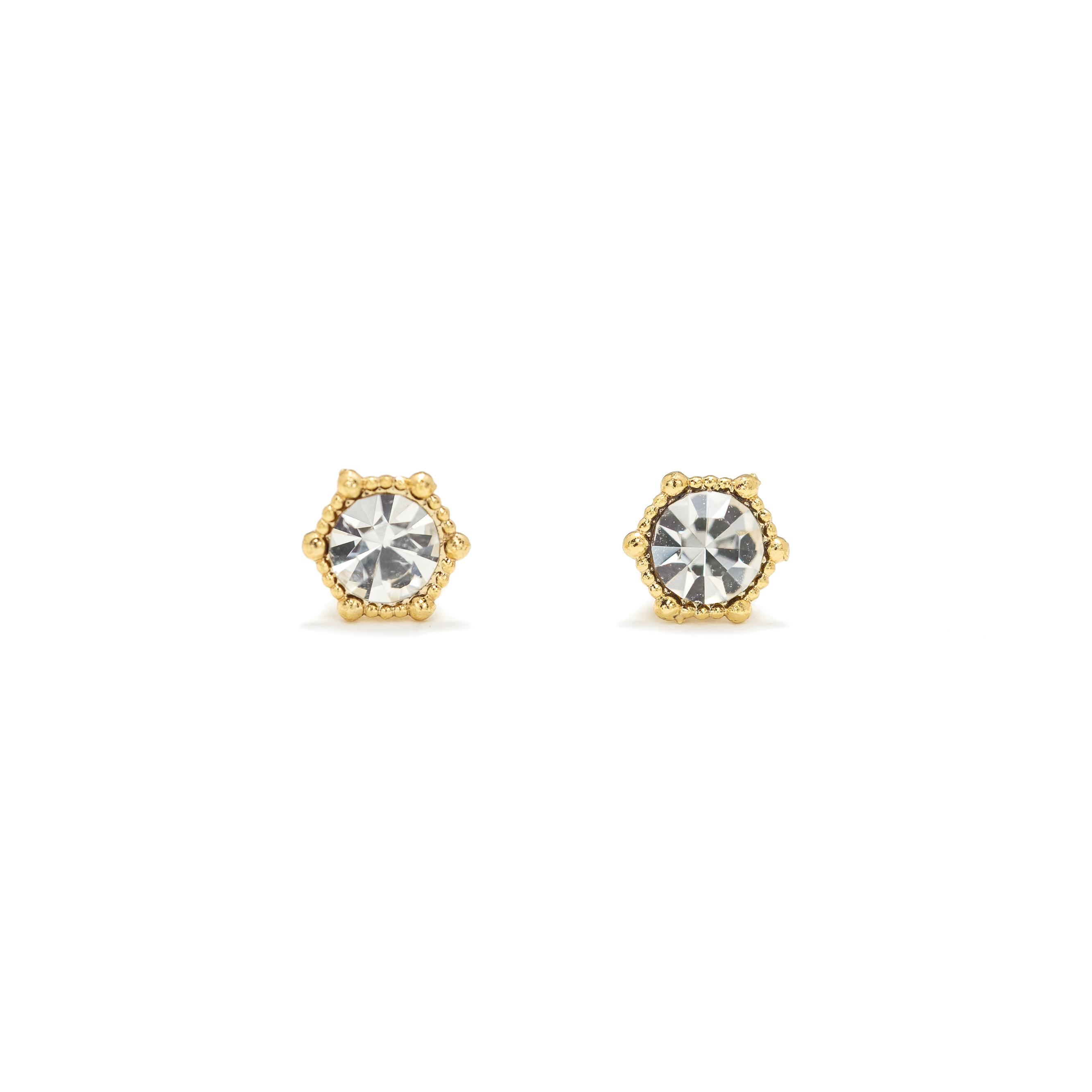 Picture of Astrid Stud Earrings - Clear