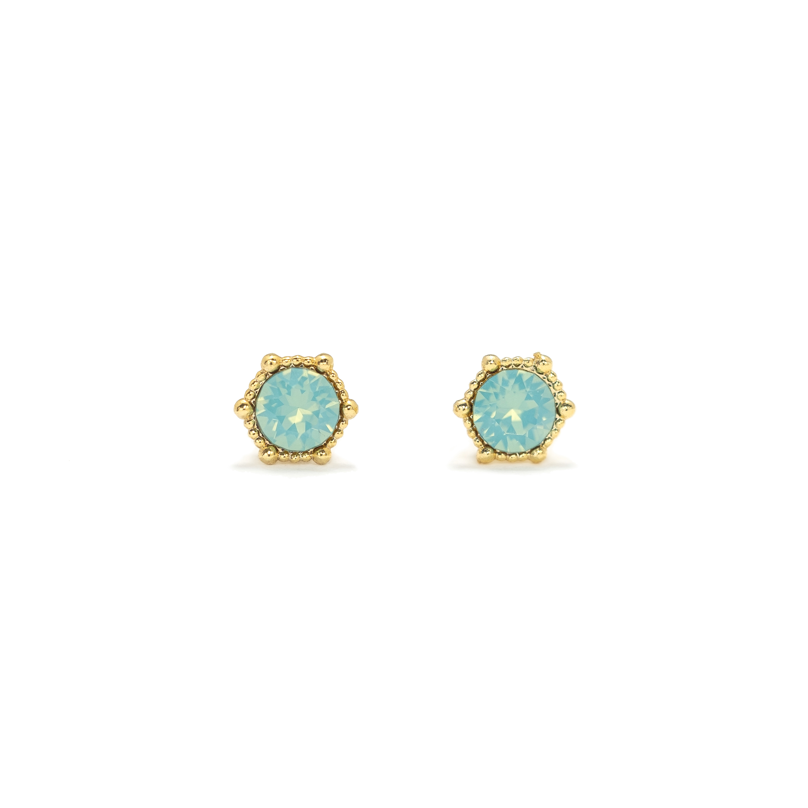 Picture of Astrid Stud Earrings - Pacific Opal