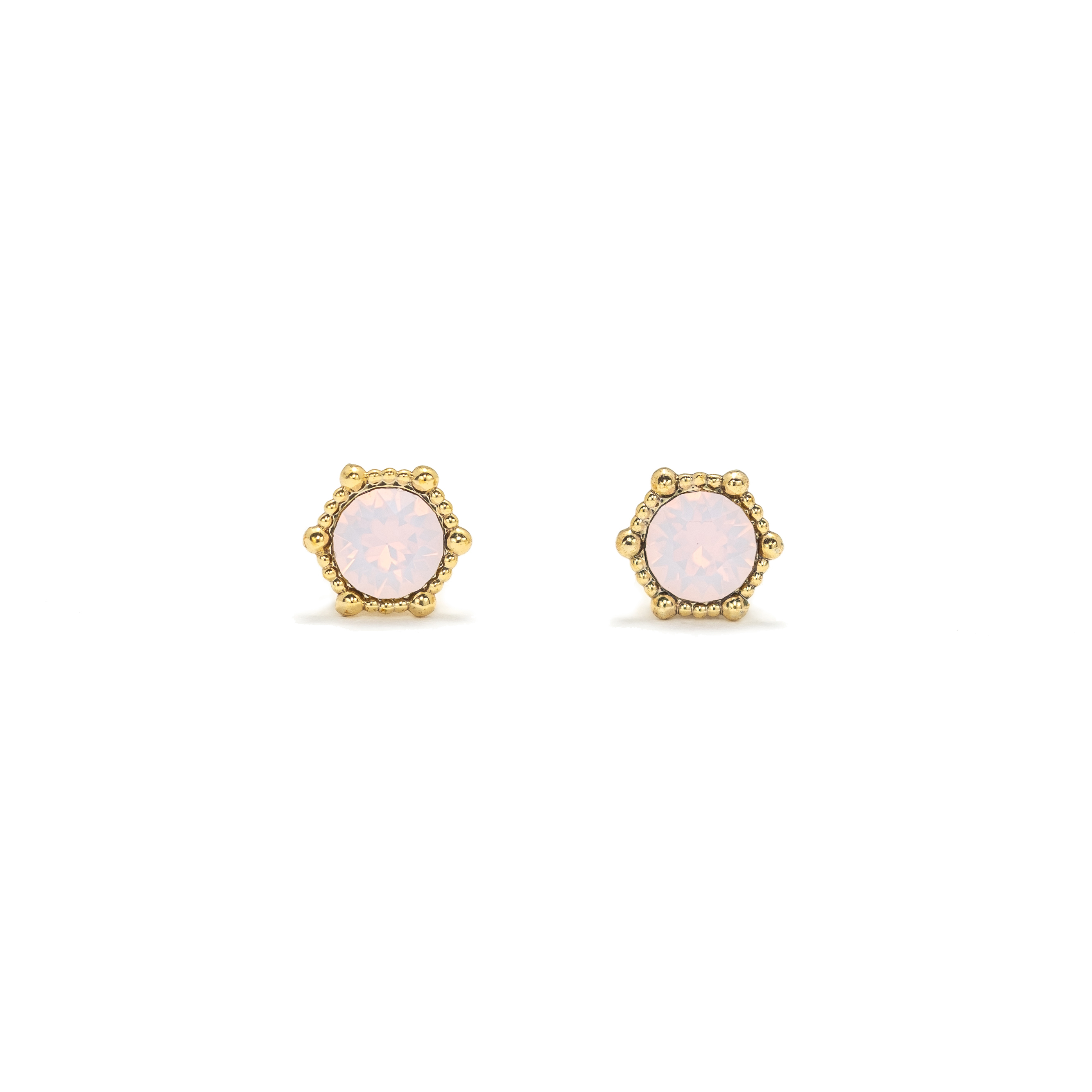 Picture of Astrid Stud Earrings - Pink Opal