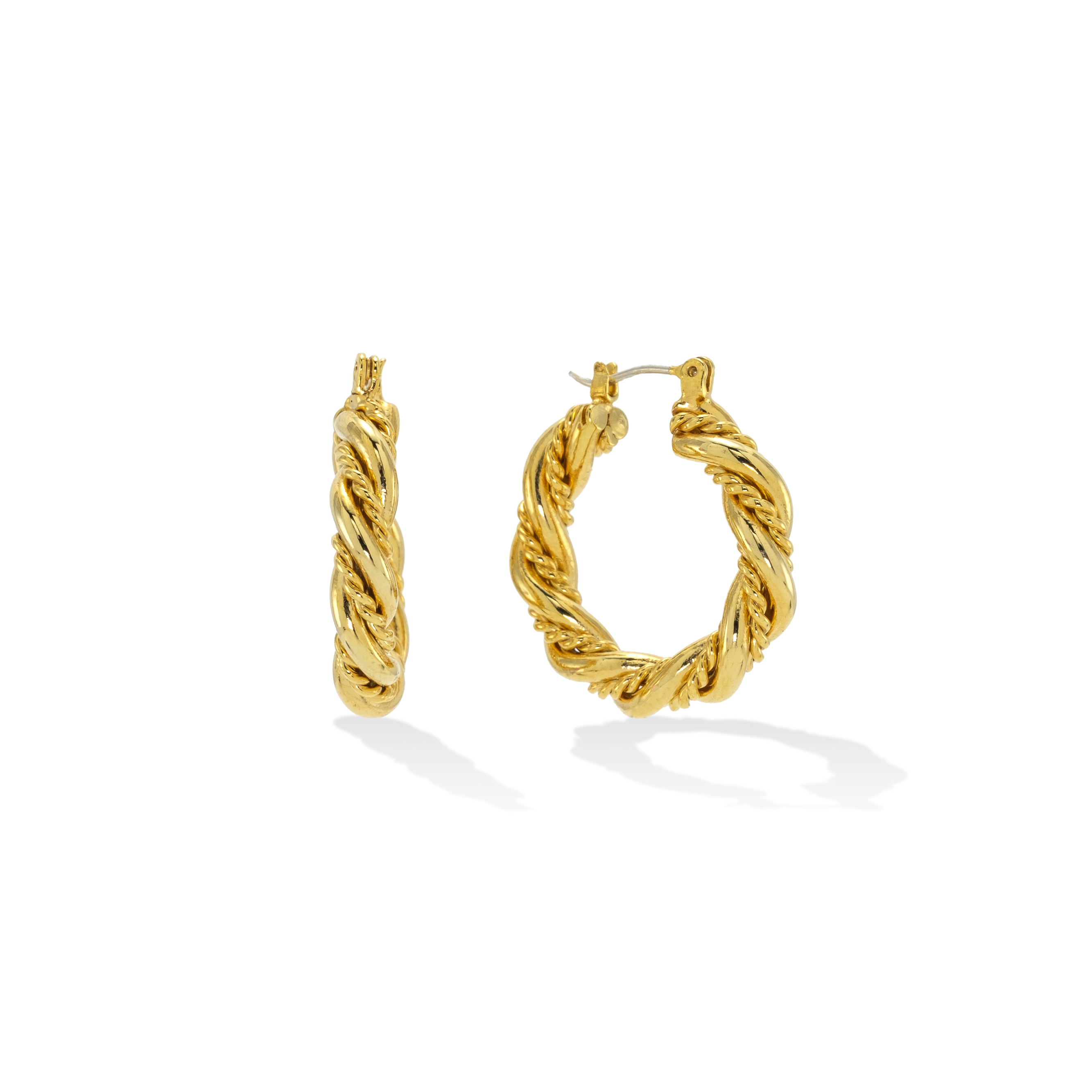 Picture of Jessie Hoop Earrings - Gold
