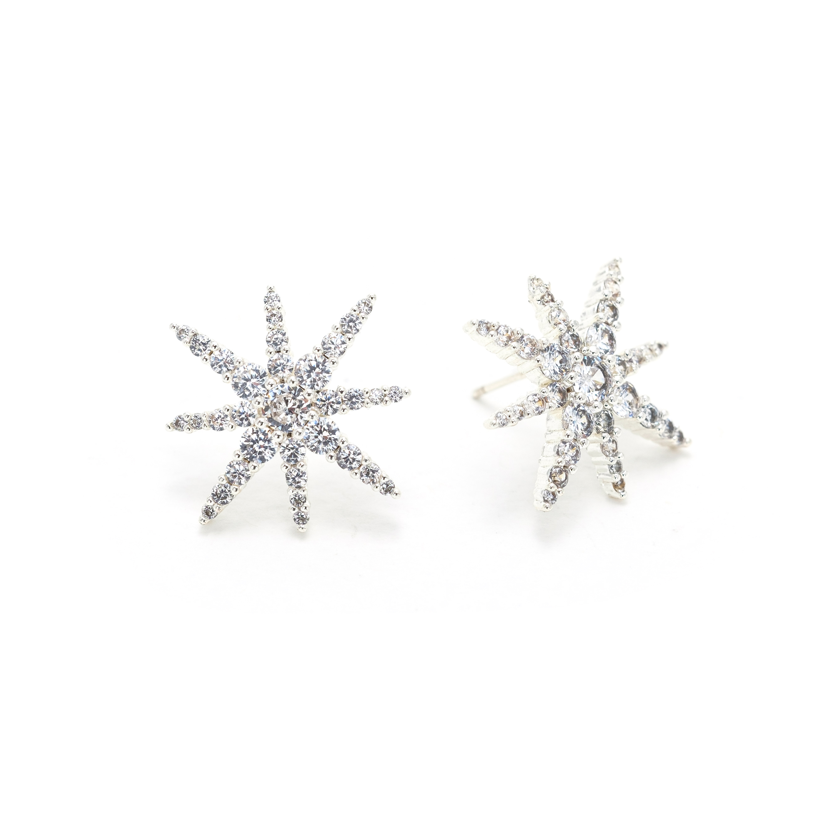 Picture of Etoile Star Stud Earrings - Silver