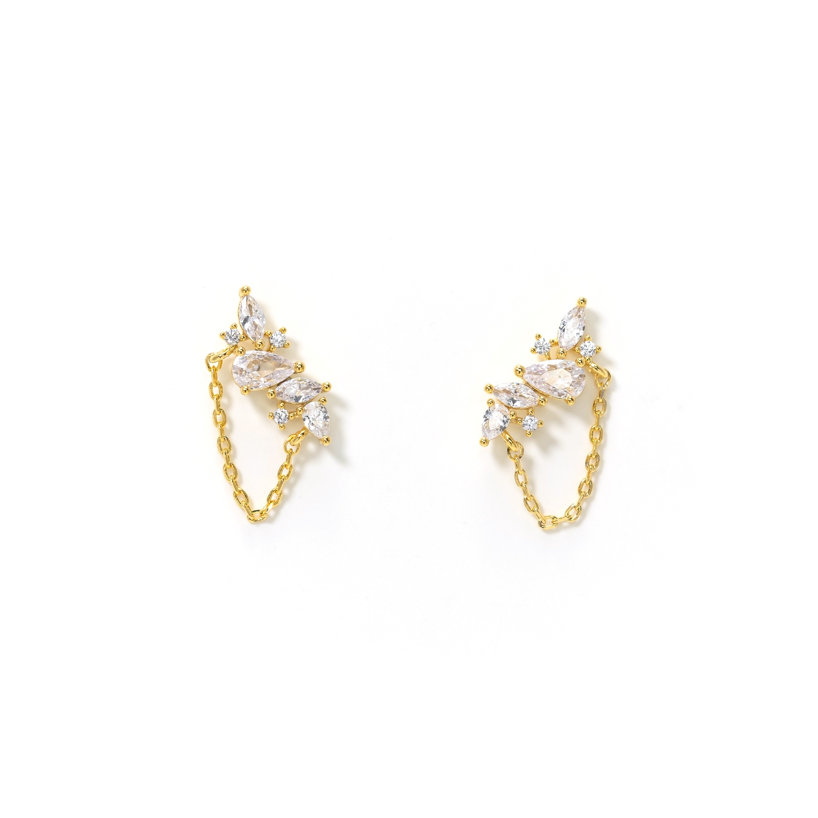 Picture of Aspen Climber Earrings - Gold