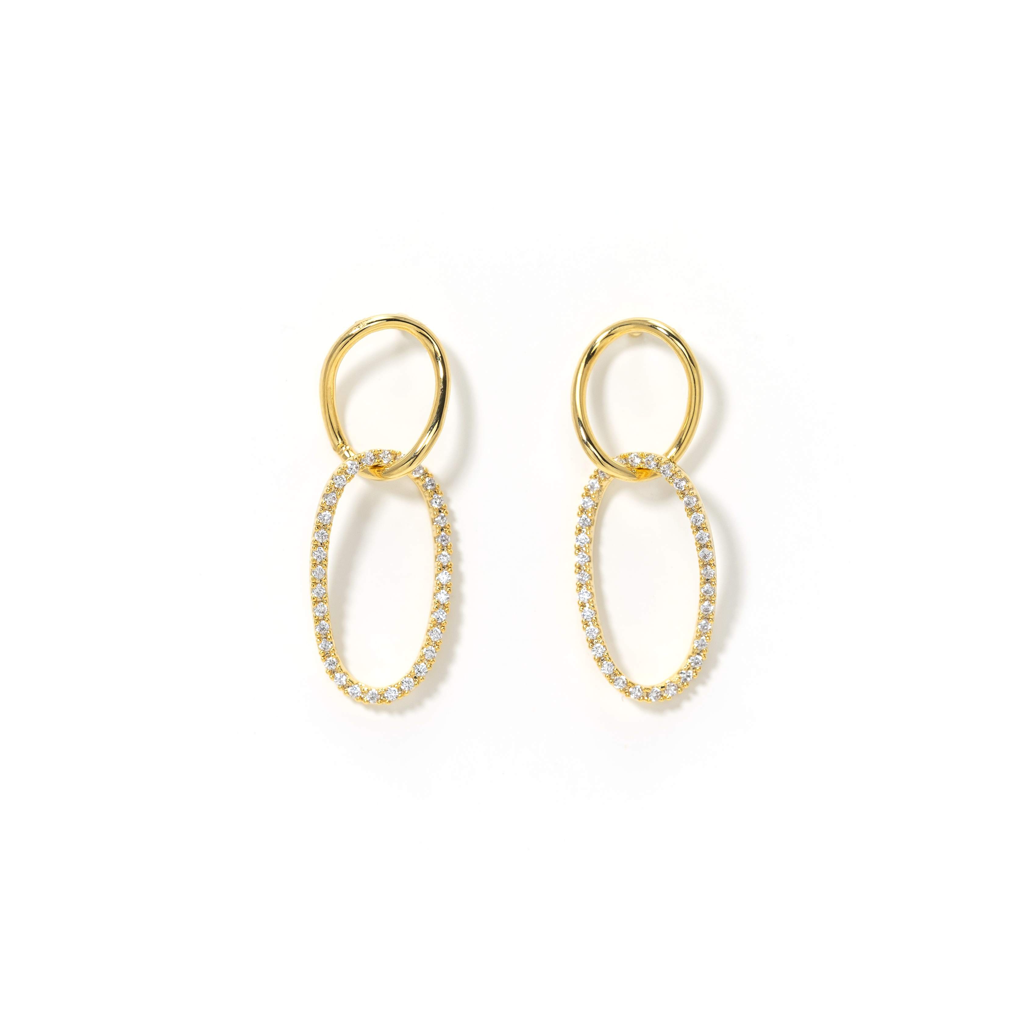 Picture of Encore Small Drop Earrings - Gold