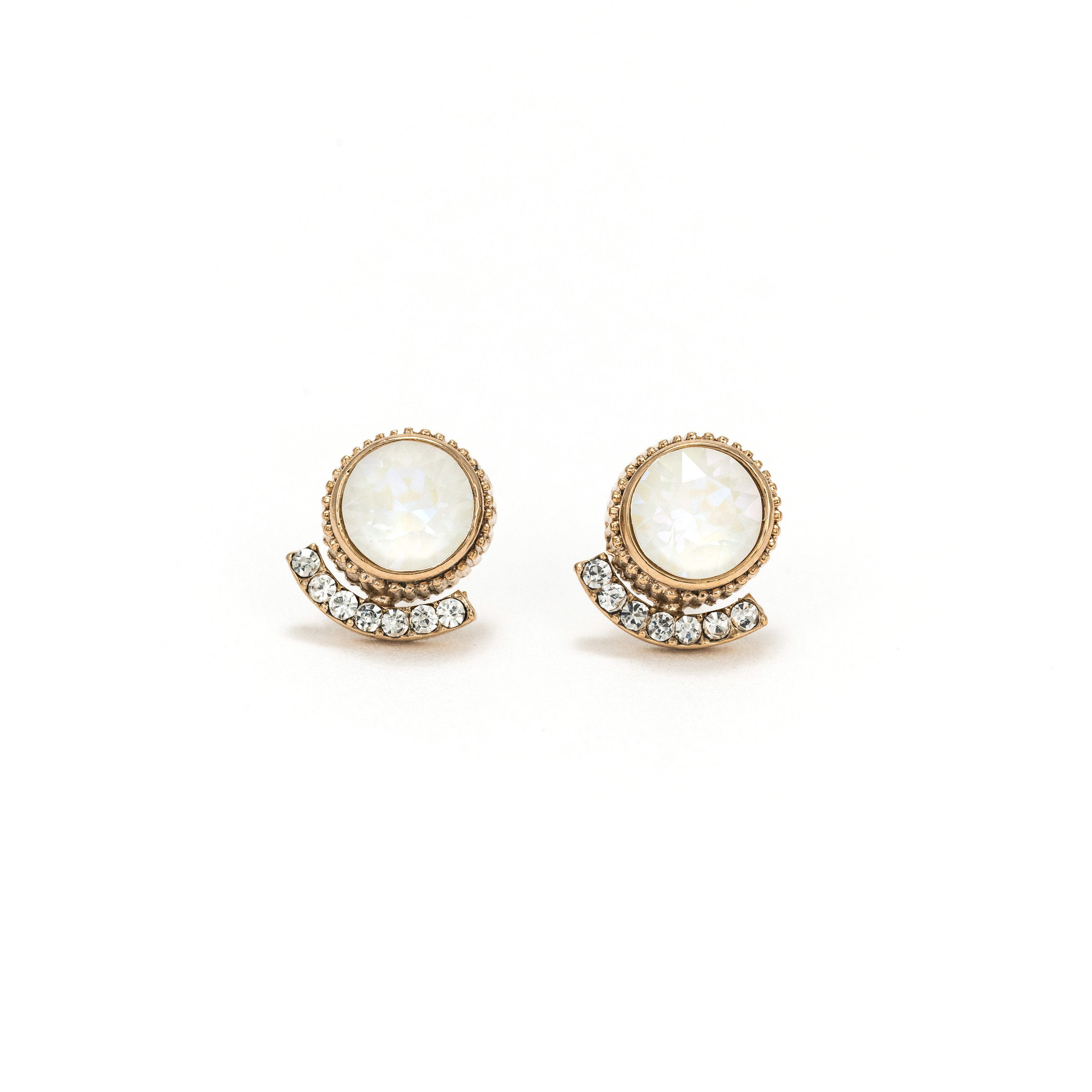 Picture of Mimosa Post Earrings - White