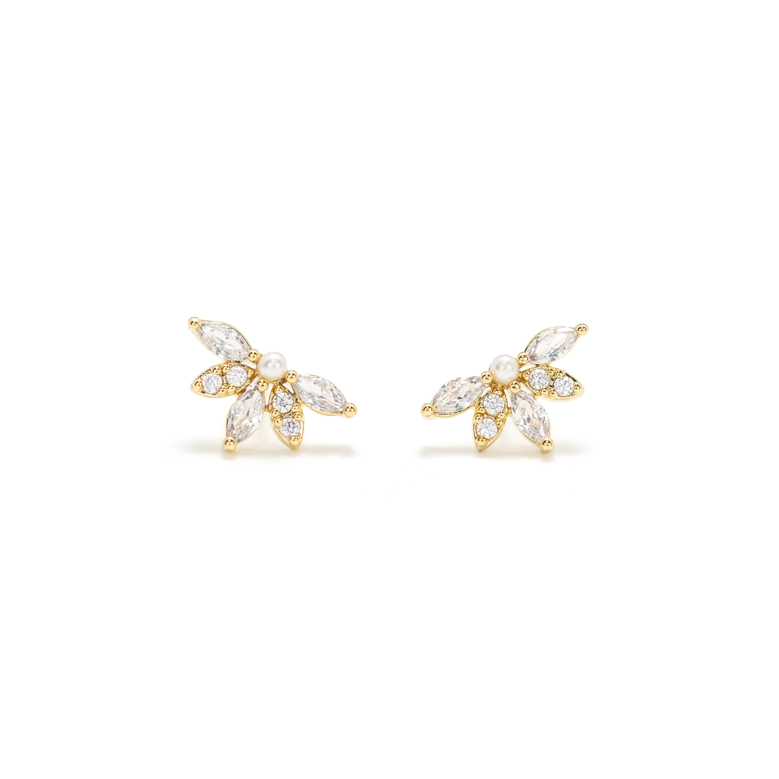 Picture of Harlowe Stud Earrings - Gold