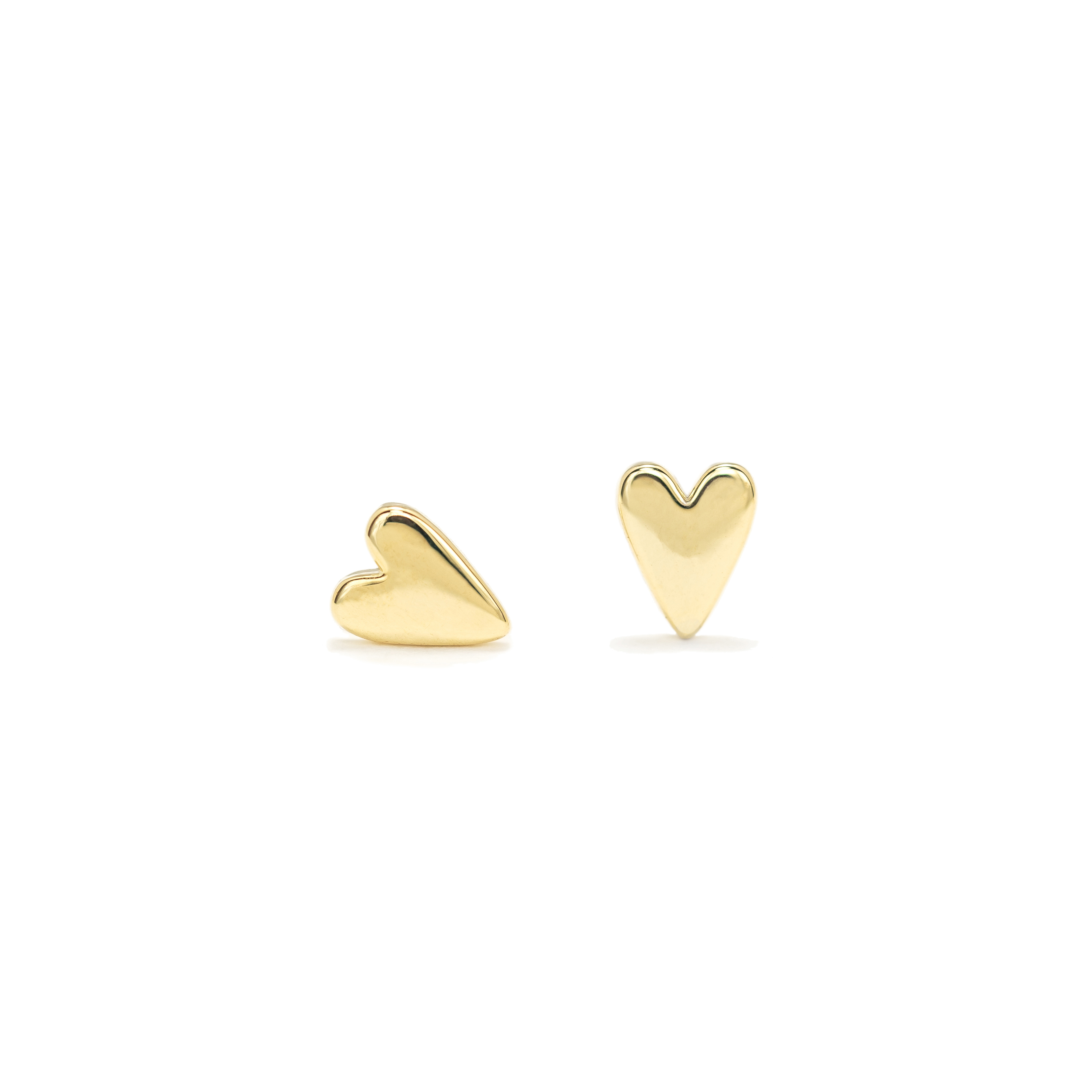 Picture of Everly Heart Stud Earrings - Gold