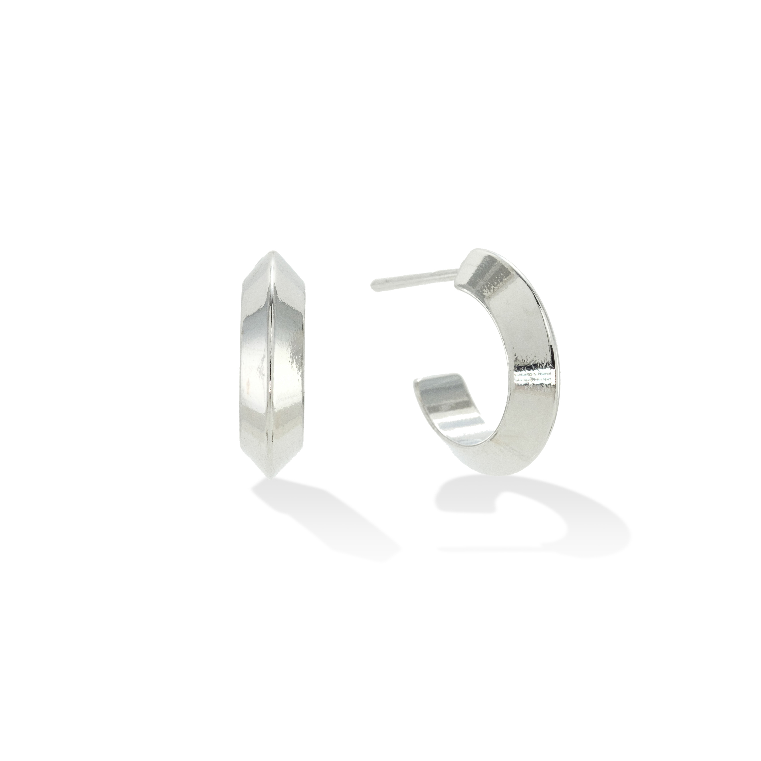 Picture of Parker Hoop Earrings - Silver