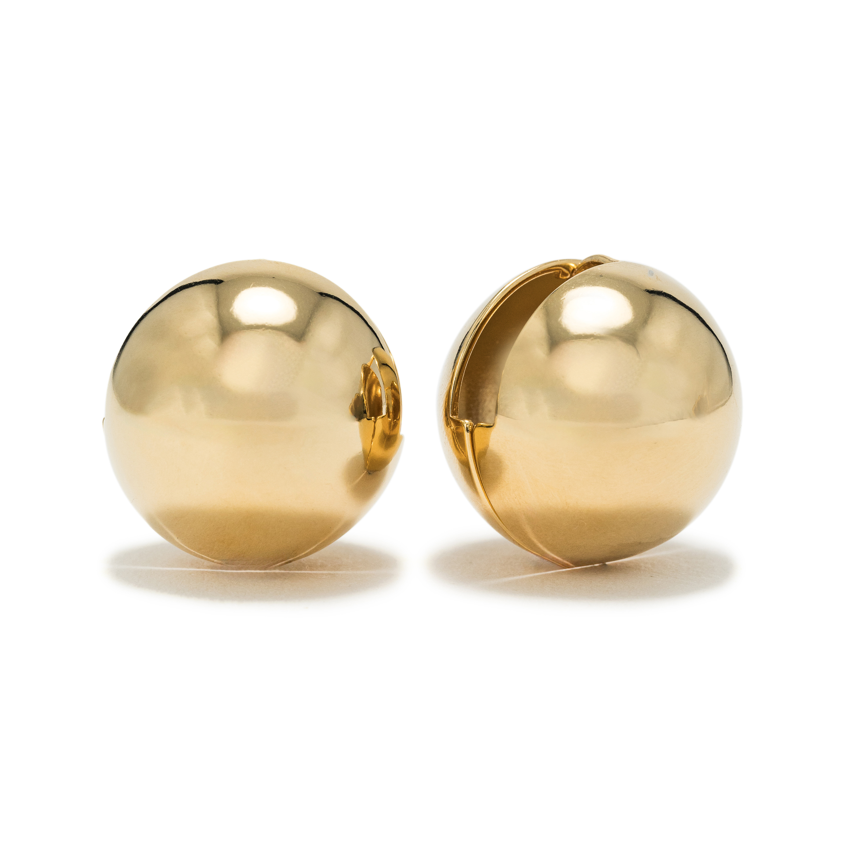 Picture of Large Bubble Earrings - Gold