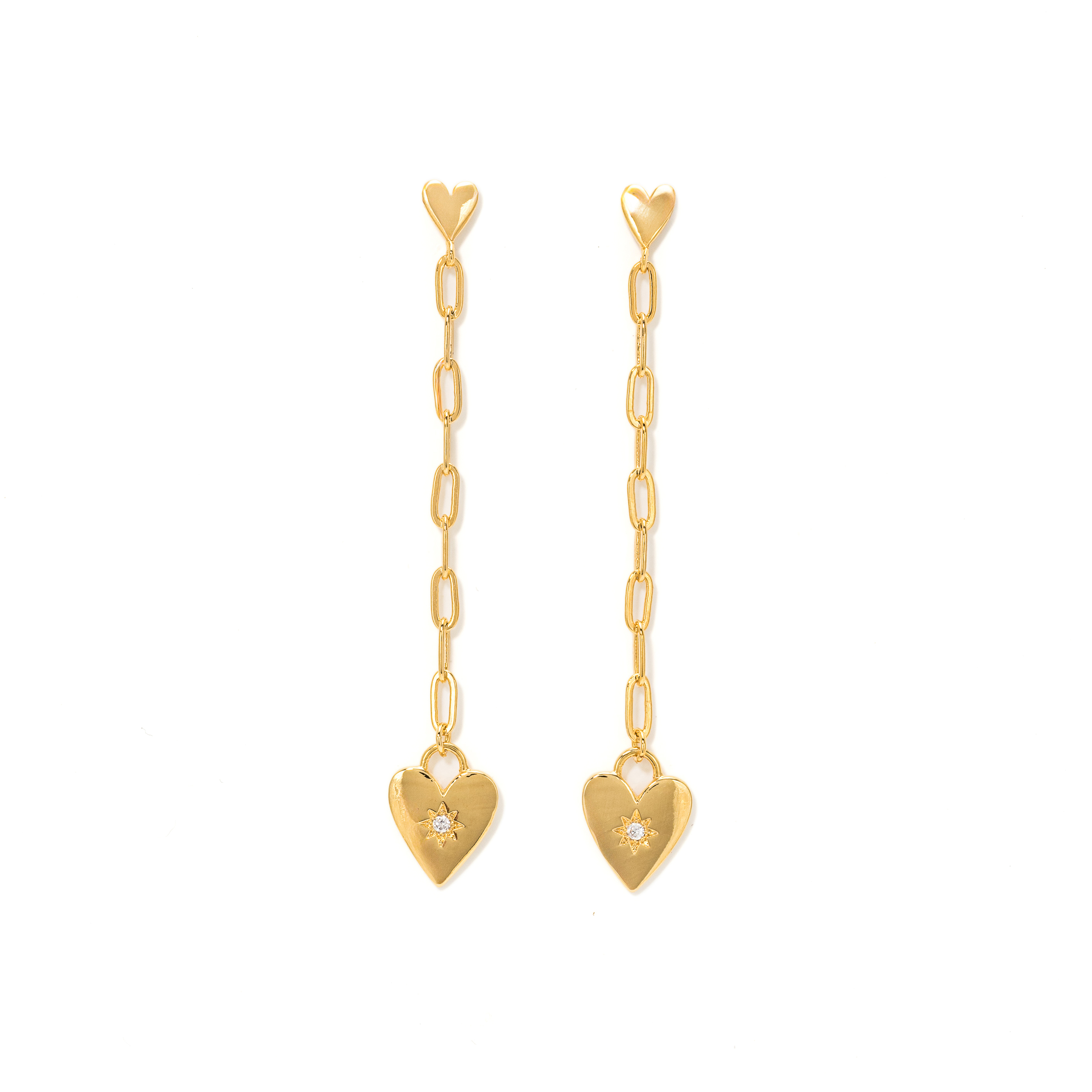 Picture of Verona Starburst Drop Earrings - Gold