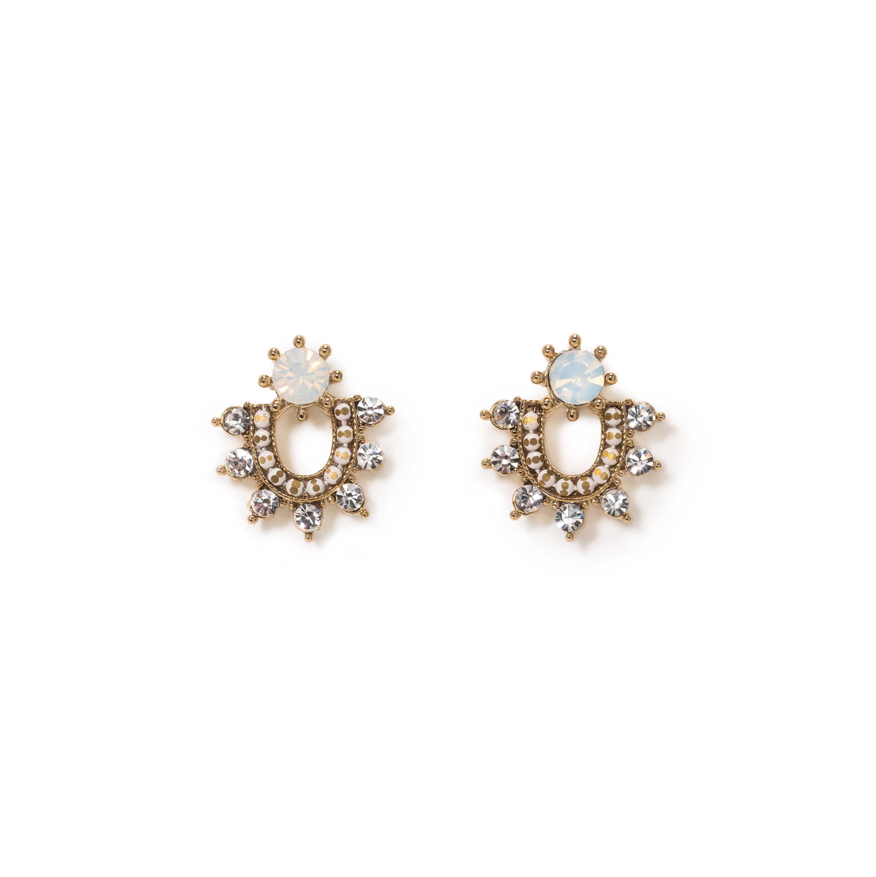 Picture of Fate Stud Earrings - White Opal
