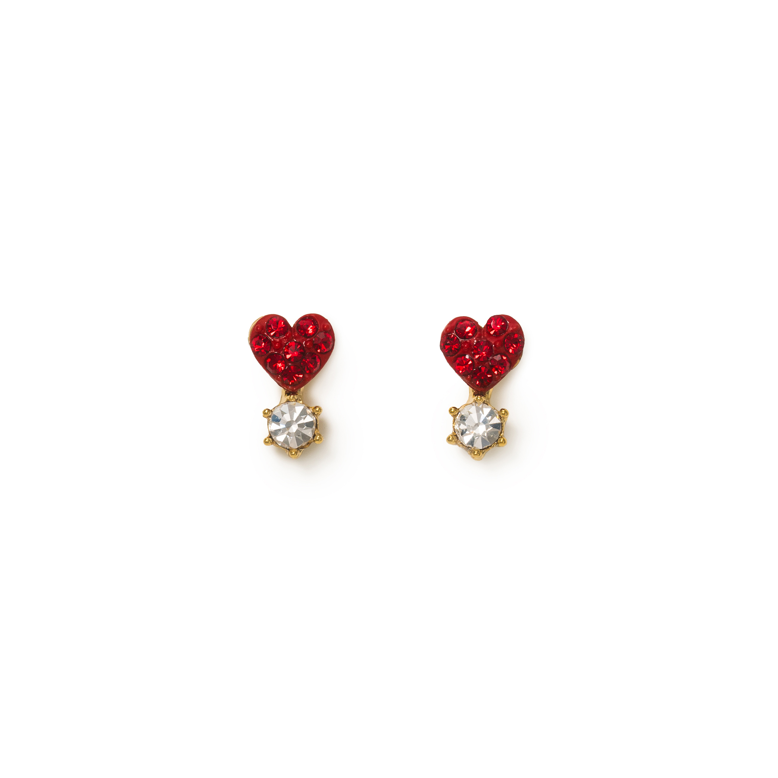 Picture of Bisou Stud Earrings - Red