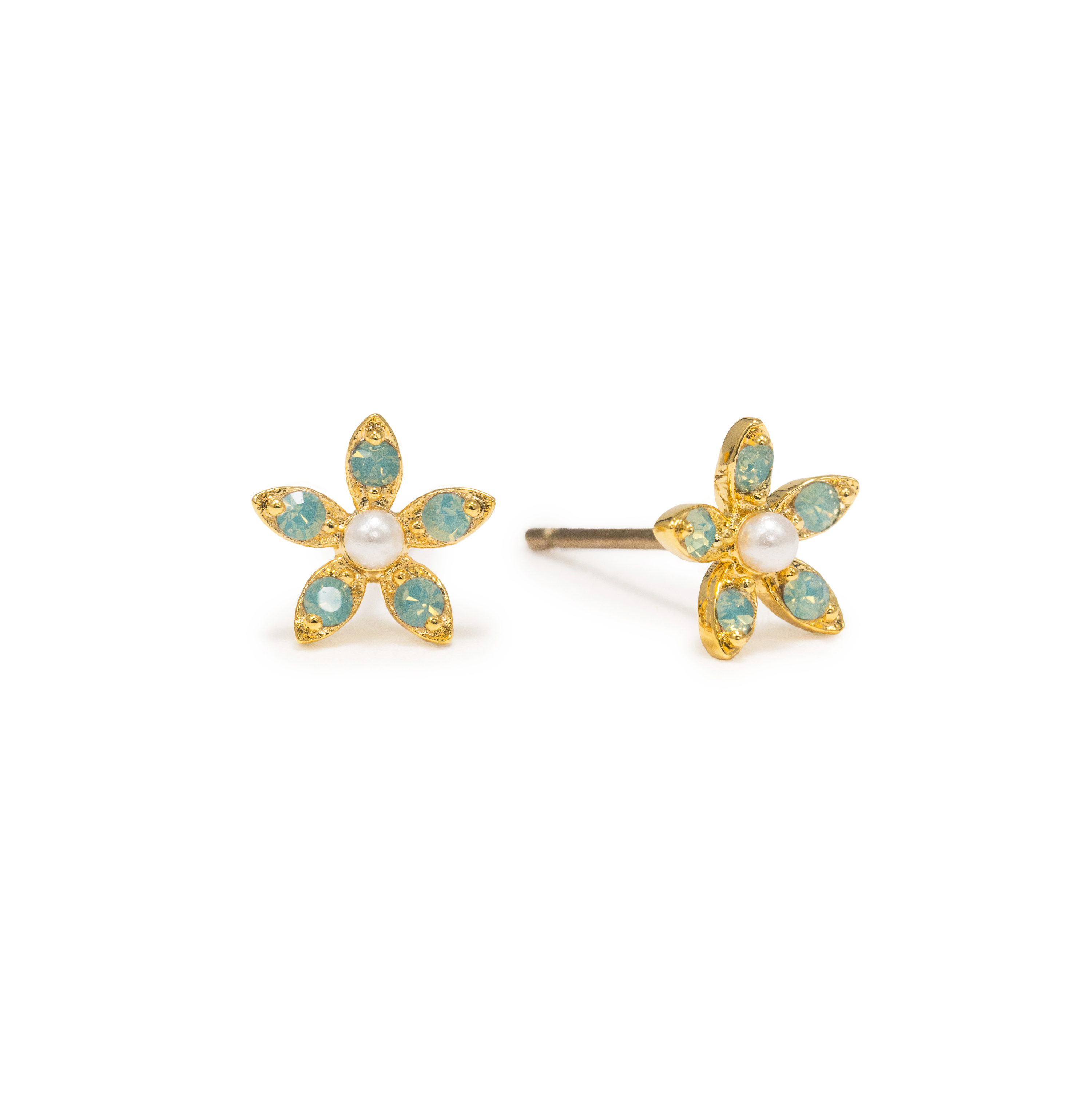 Picture of Lily Stud Earrings - Pacific Opal