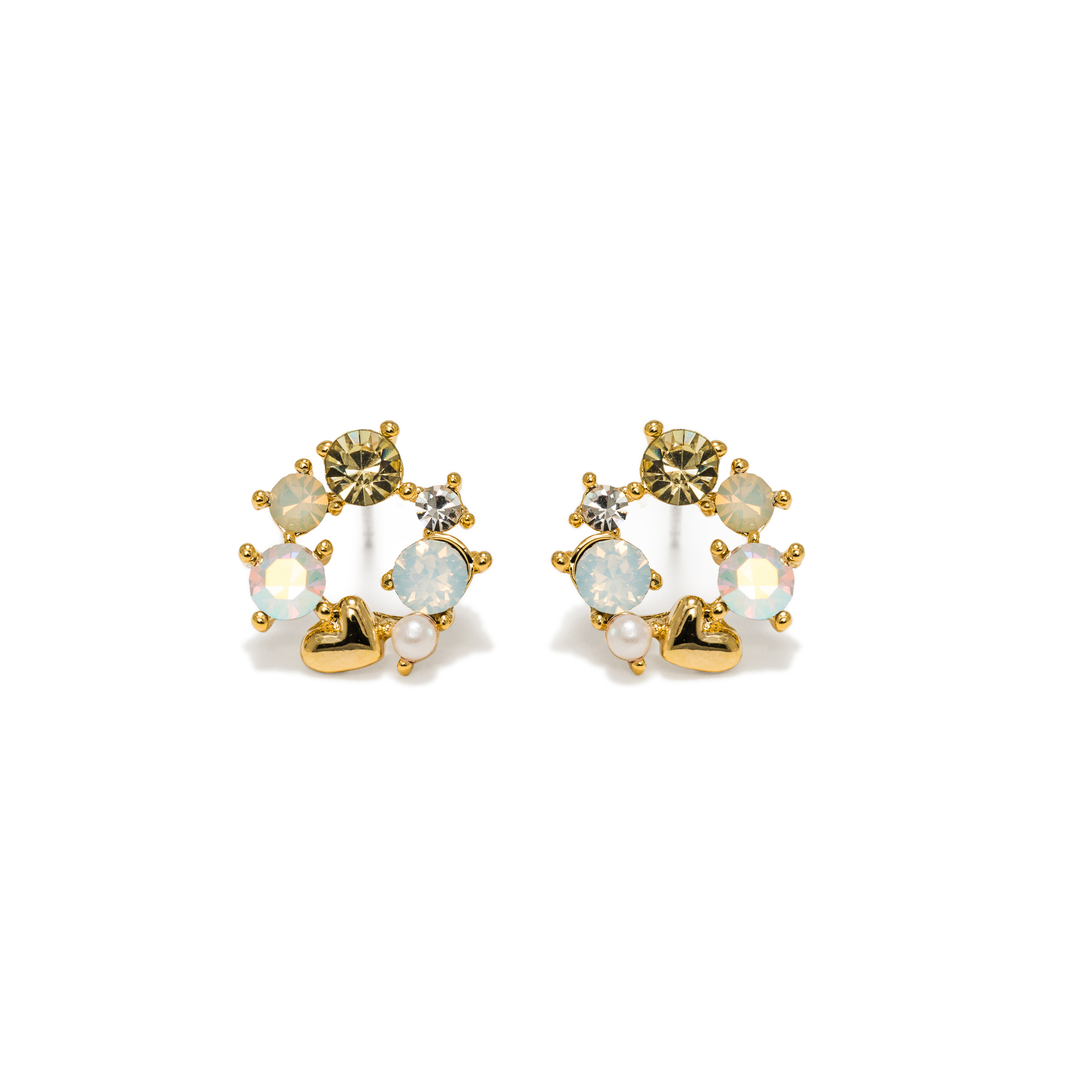 Picture of Amorette Stud Earrings - Yellow