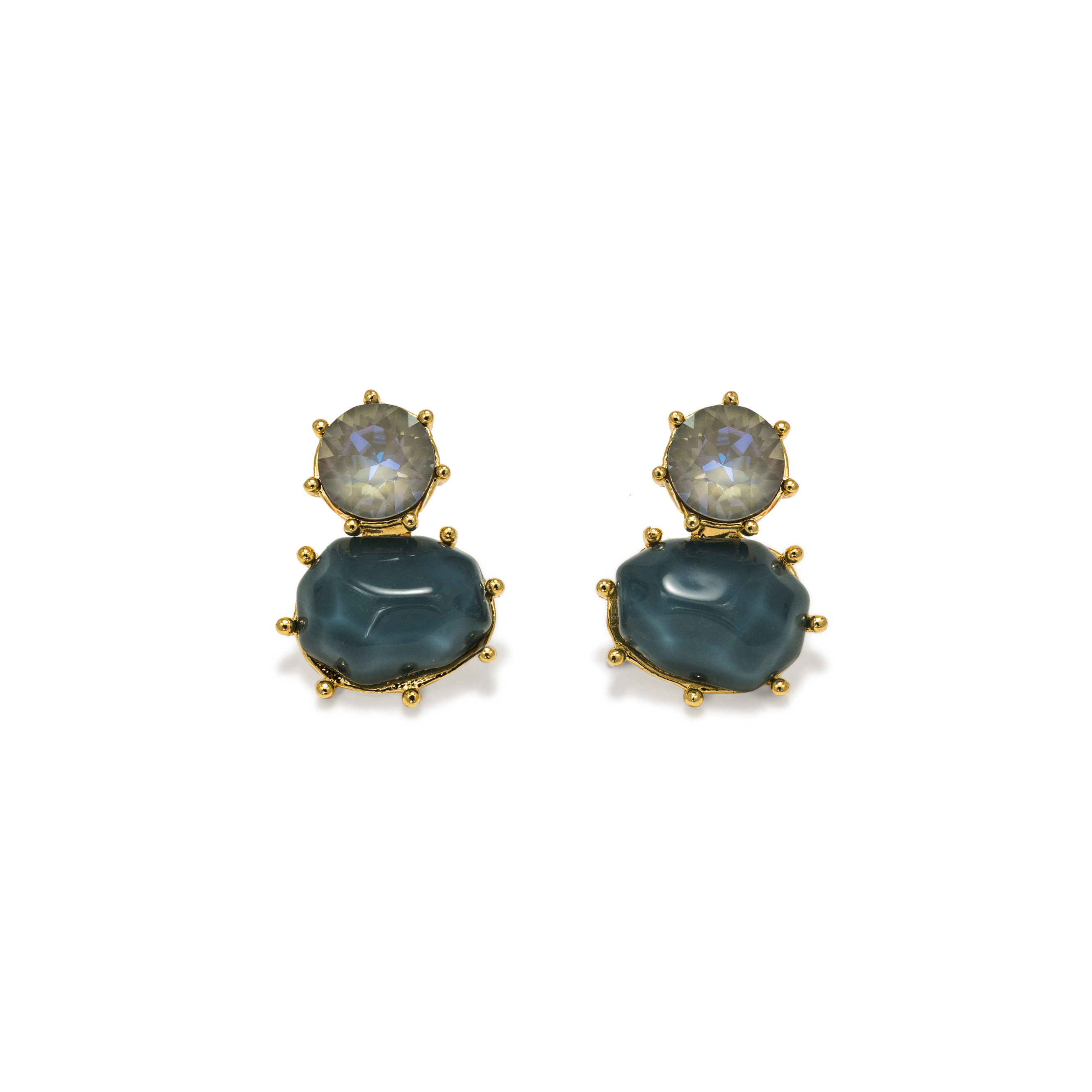 Picture of Marbelle Stud Earrings - Indigo