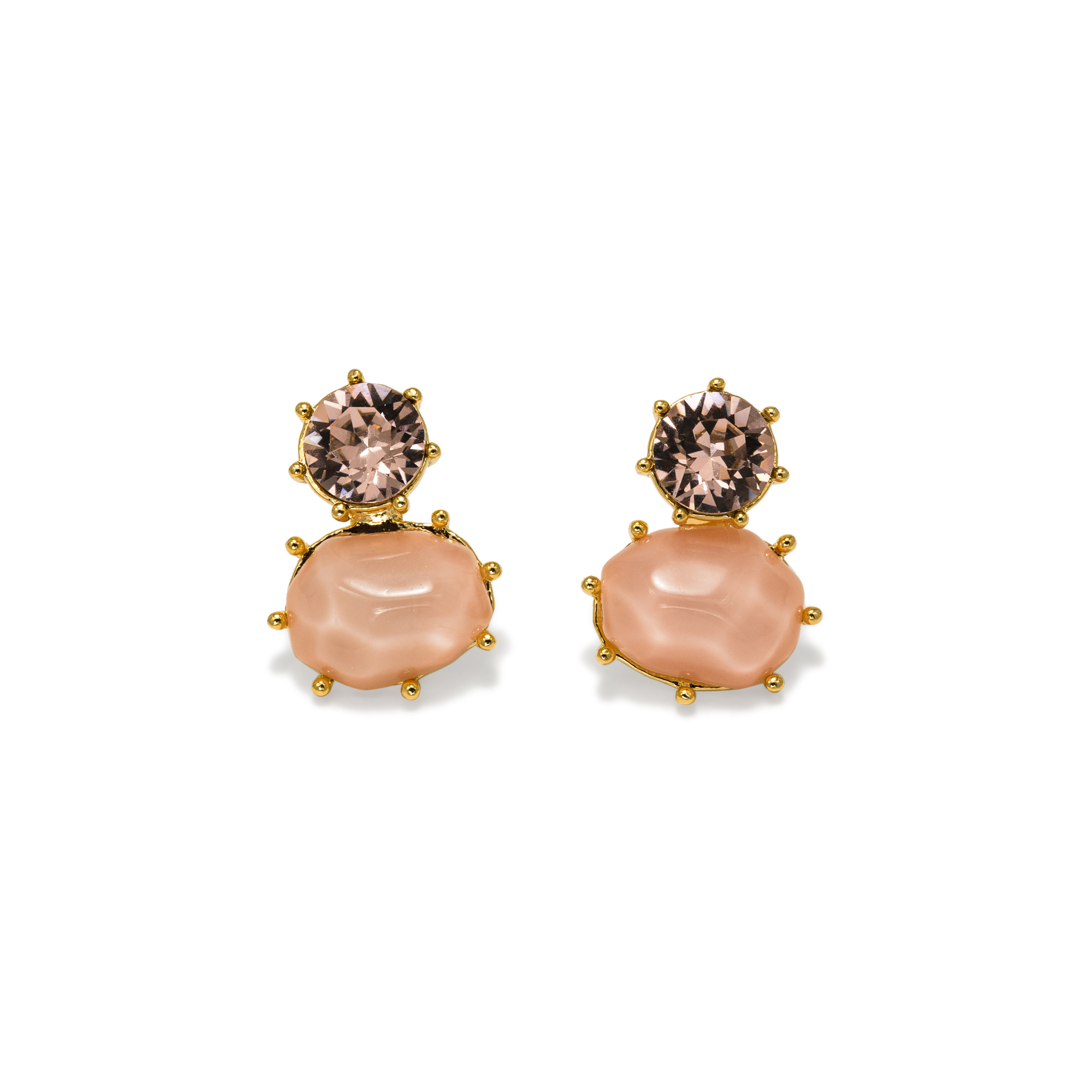 Picture of Marbelle Stud Earrings - Pink