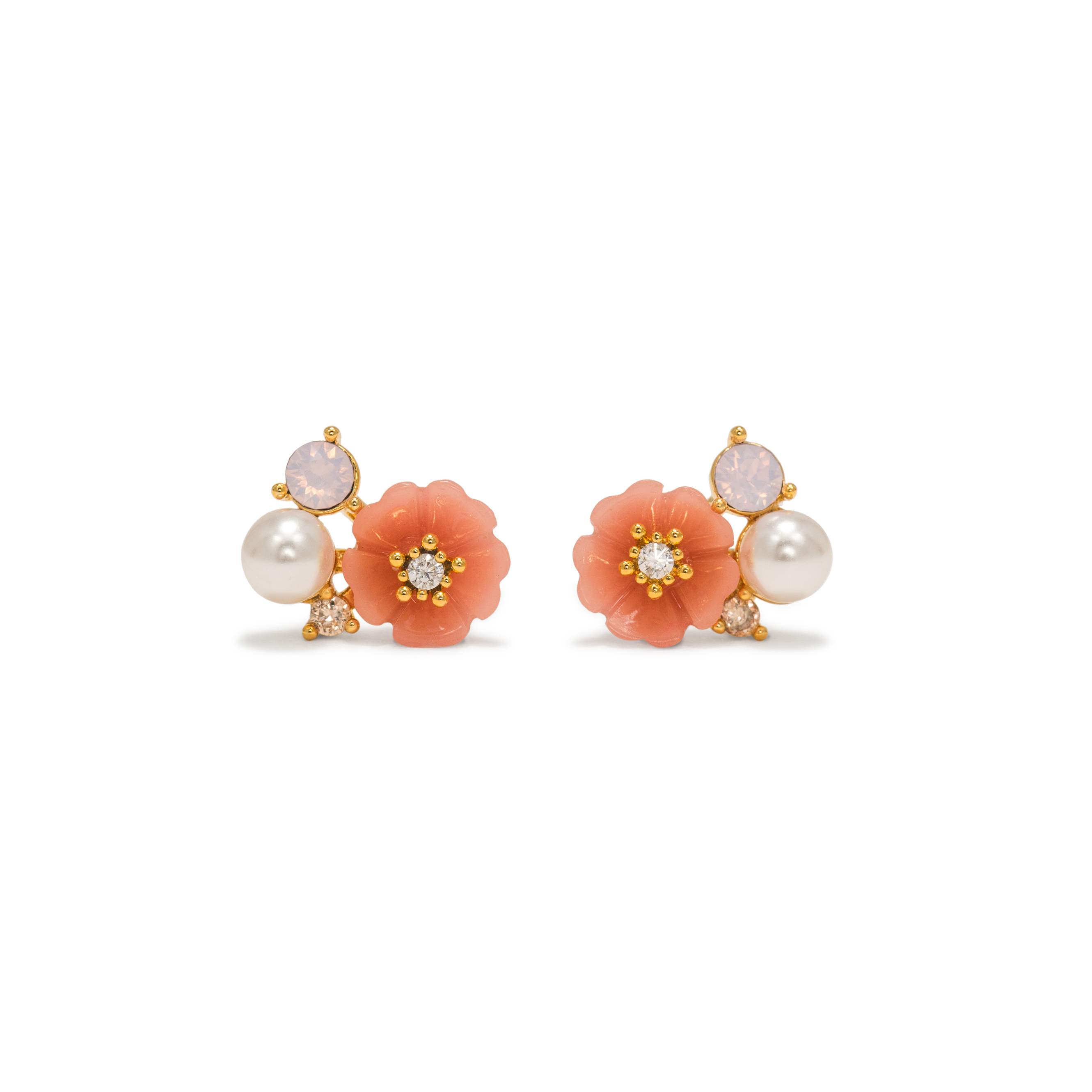 Picture of Sweetpea Stud Earrings - Pink