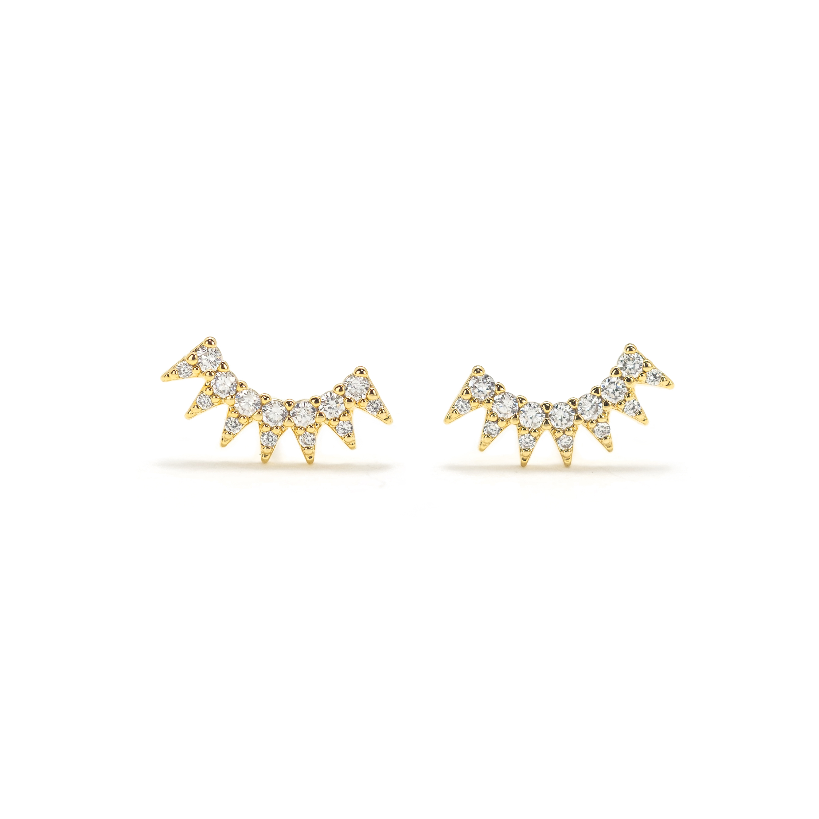 Picture of Nova Climber Earrings - Gold