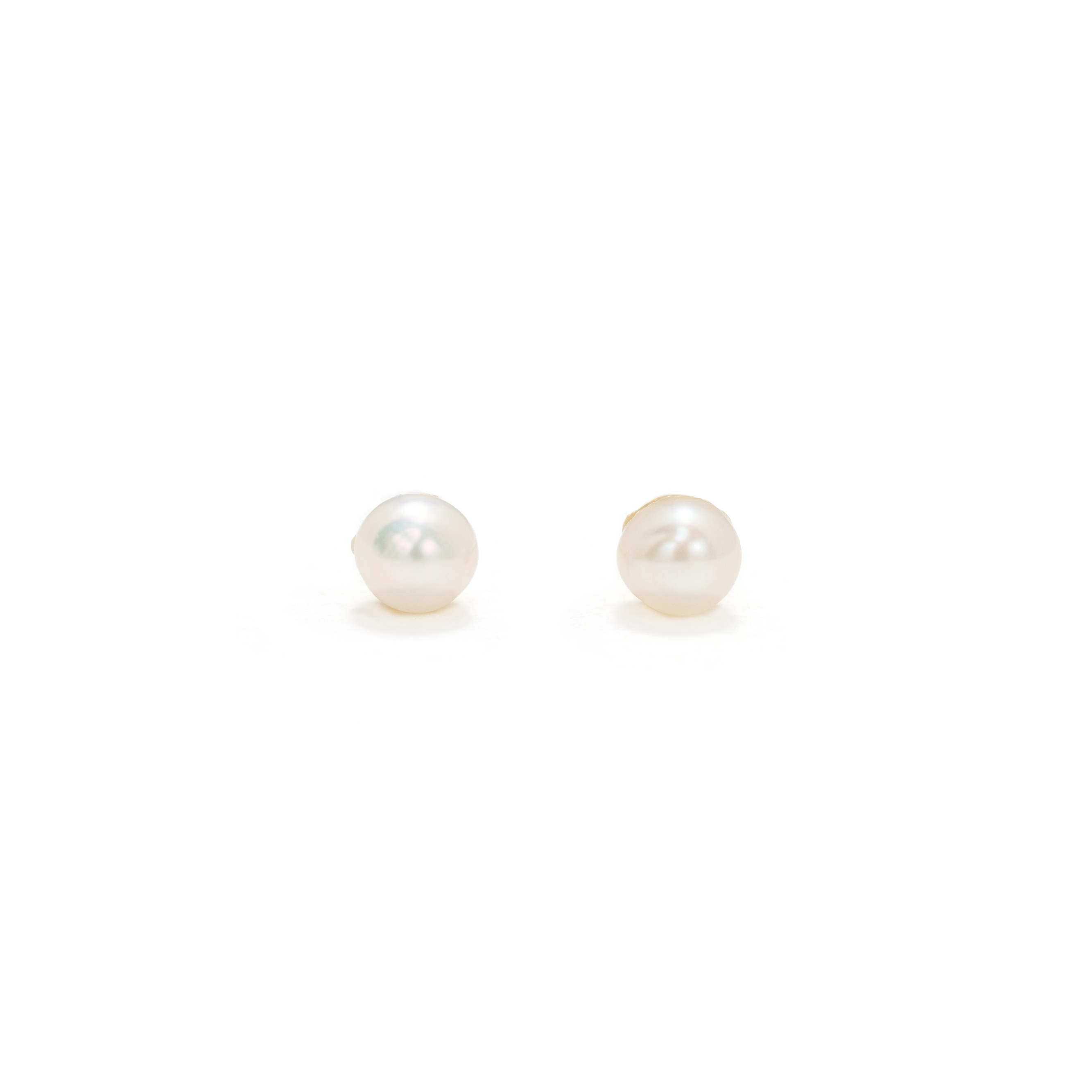 Picture of Amari Pearl Stud Earrings - Pearl