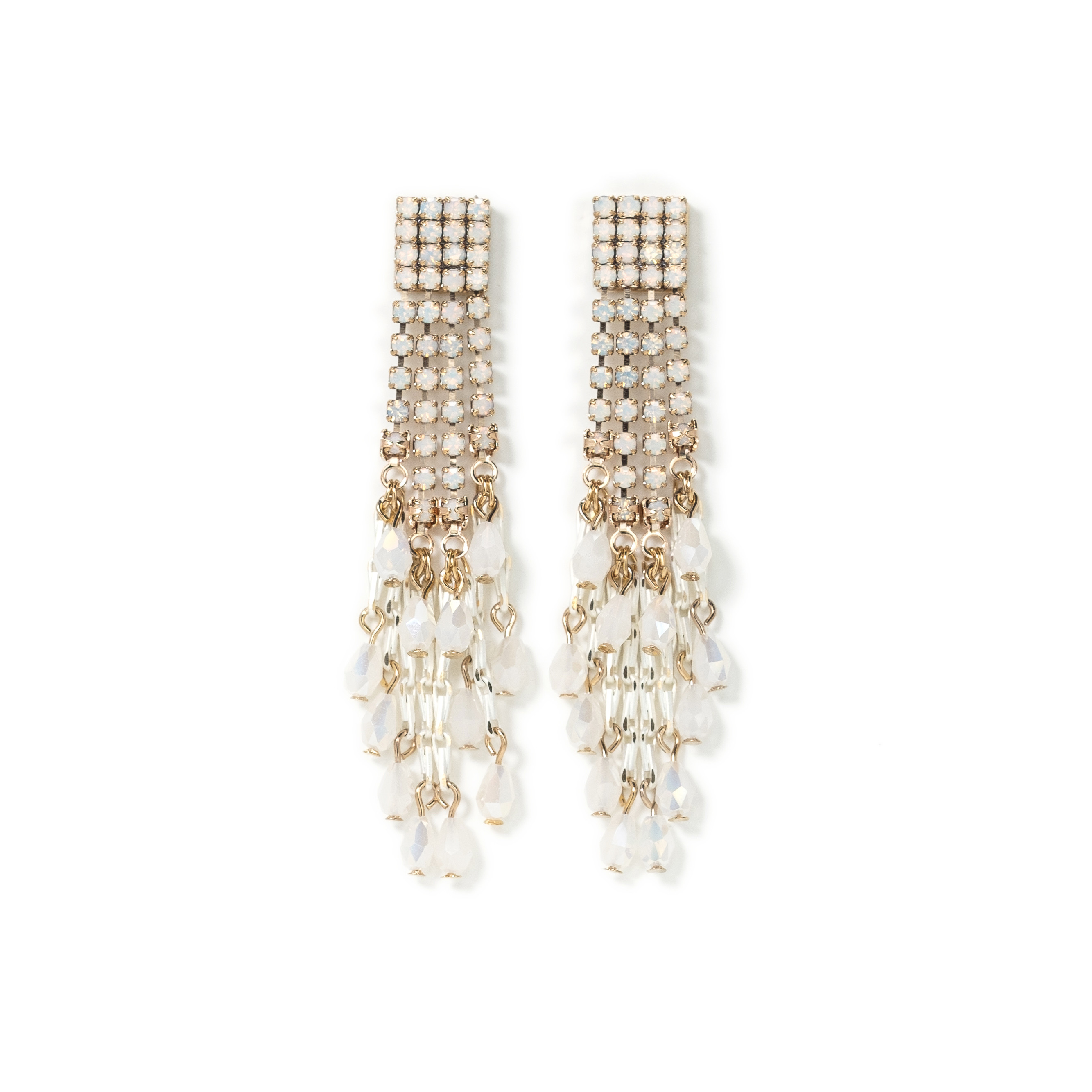 Picture of Carraway Drop Earrings - White