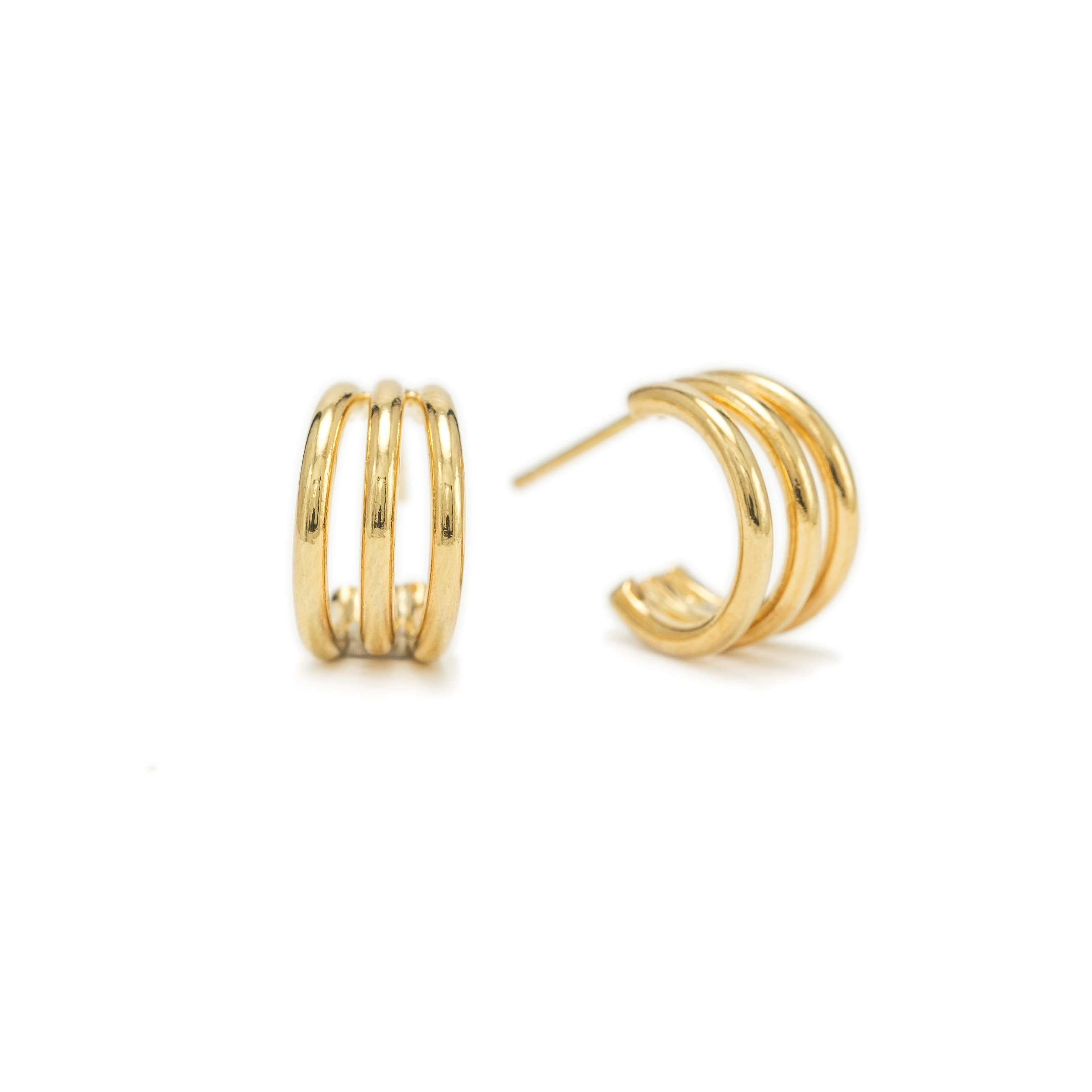 Picture of Zara Hoop Earrings - Gold