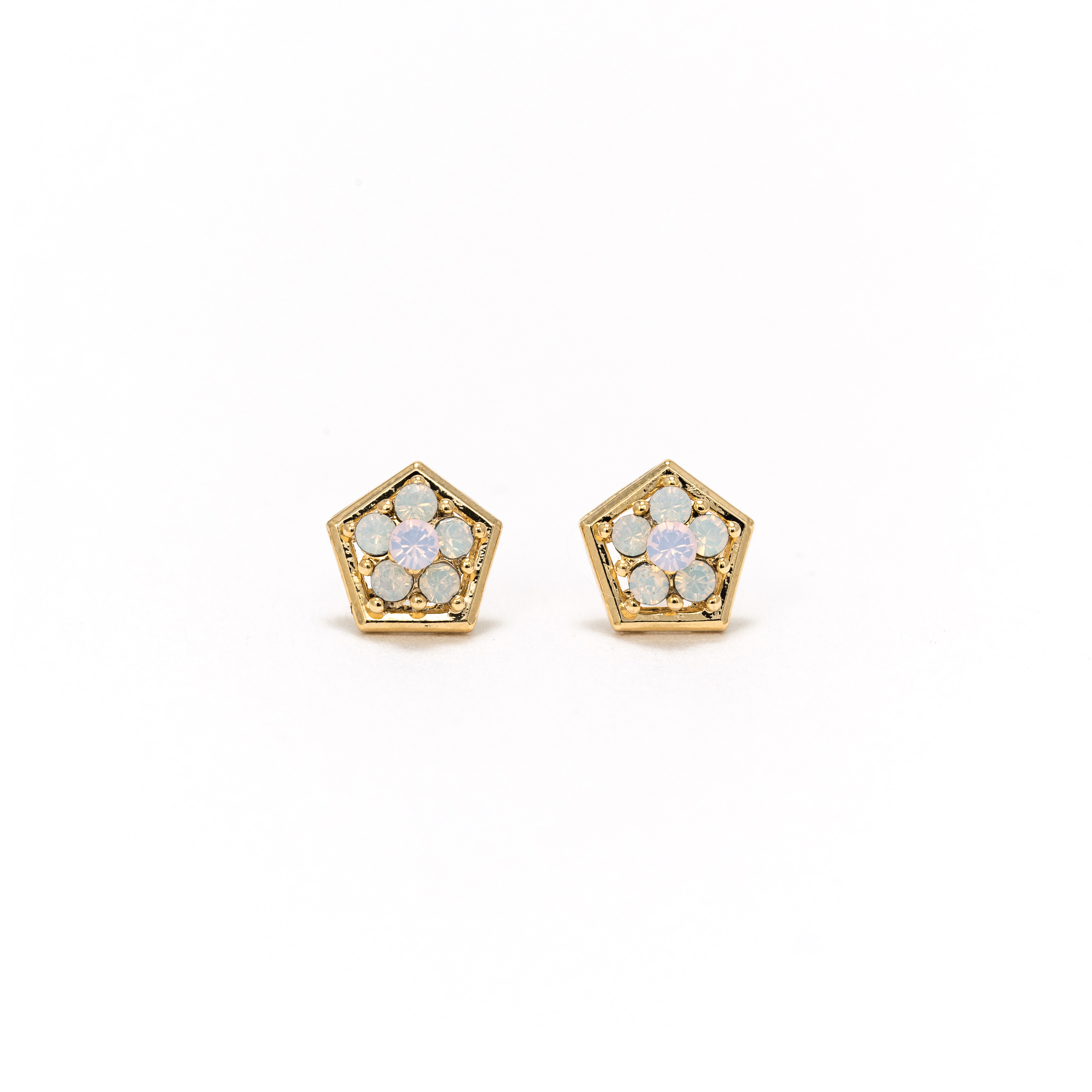 Picture of Anise Stud Earrings - White Opal