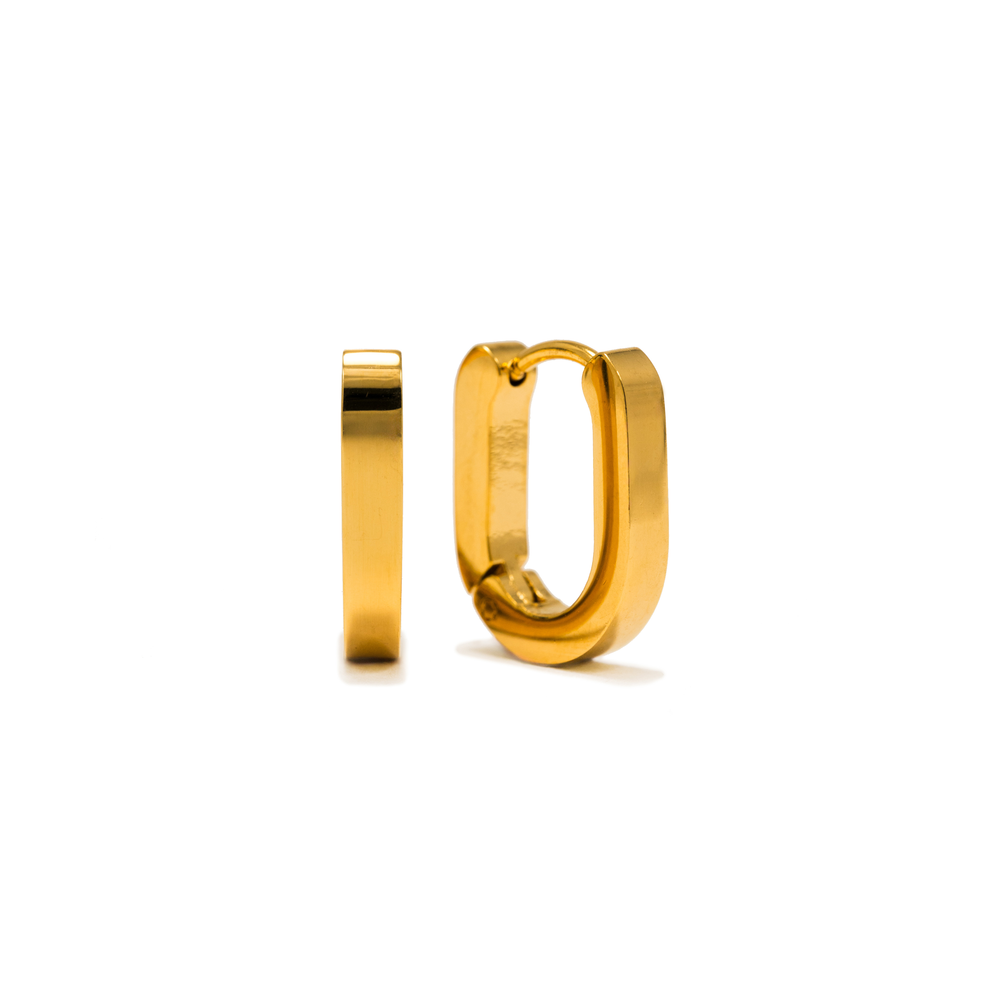 Picture of Maya Paperclip Hoops - Gold