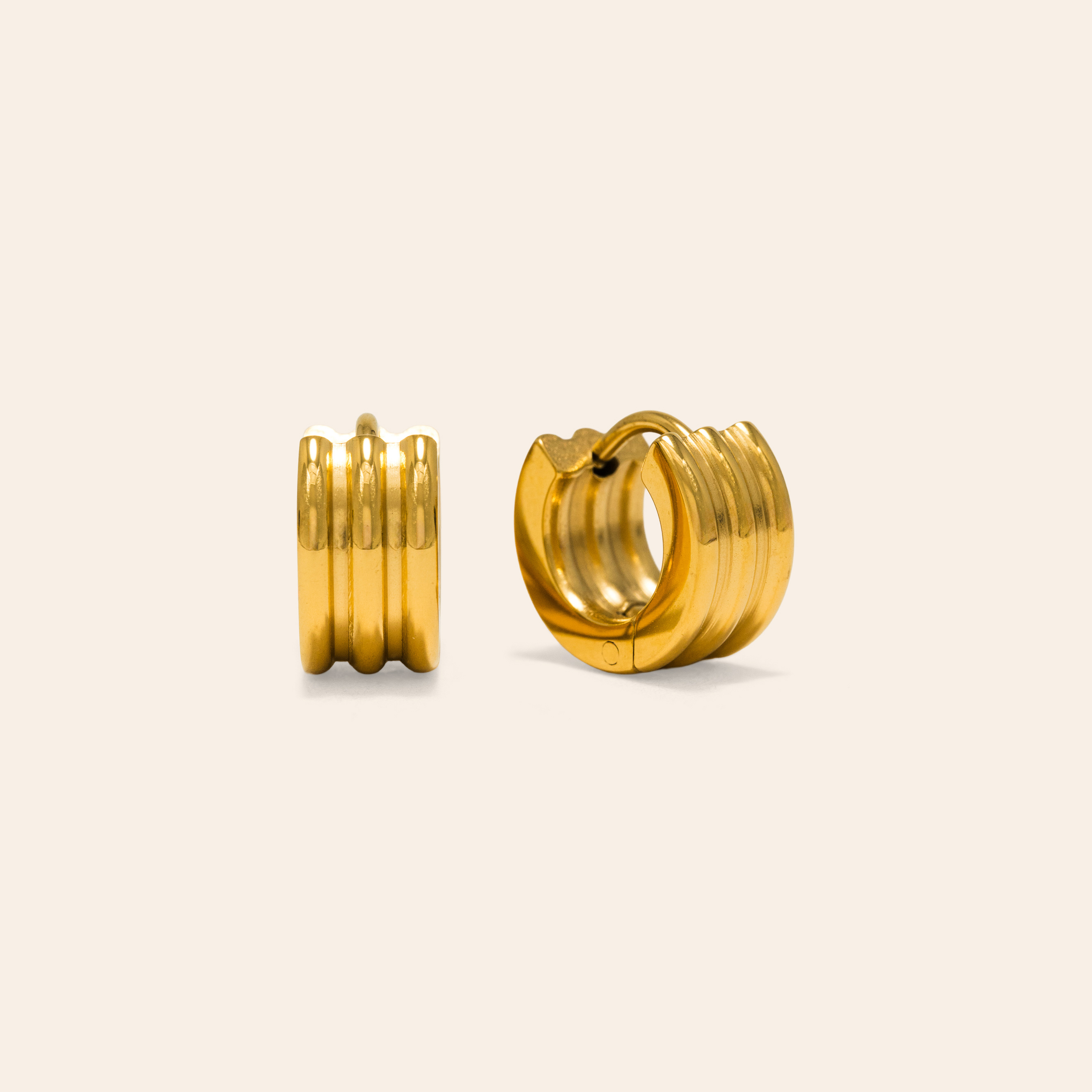 Picture of Baby Hailey Hoop Earrings - Gold