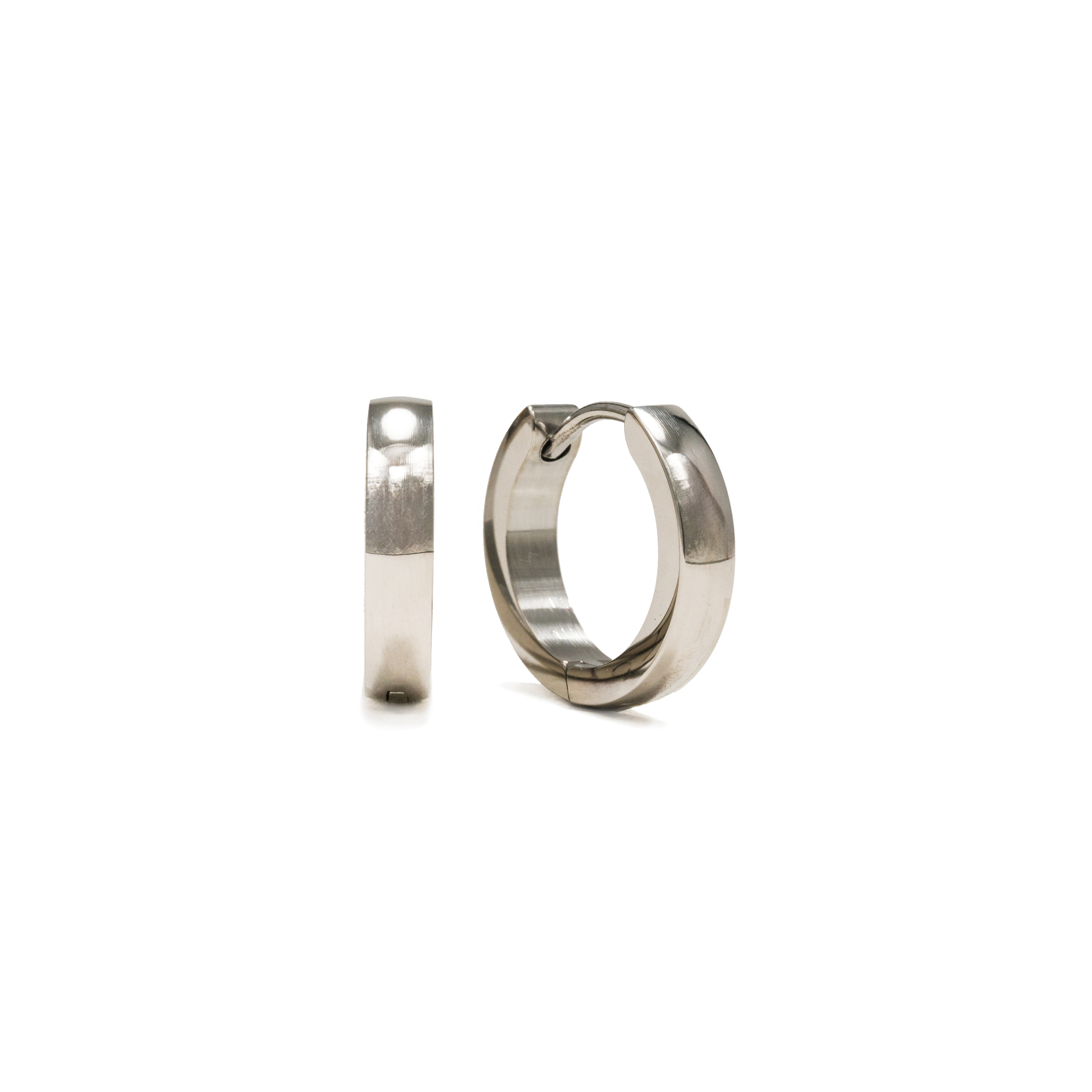 Picture of Maya 13mm Hoops - Silver