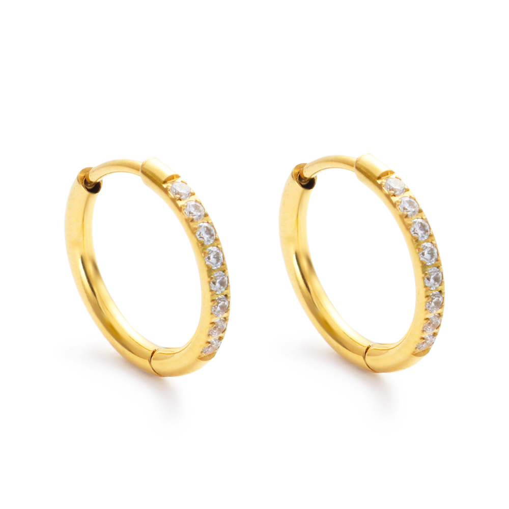 Picture of Evie 15mm Hoops - Gold