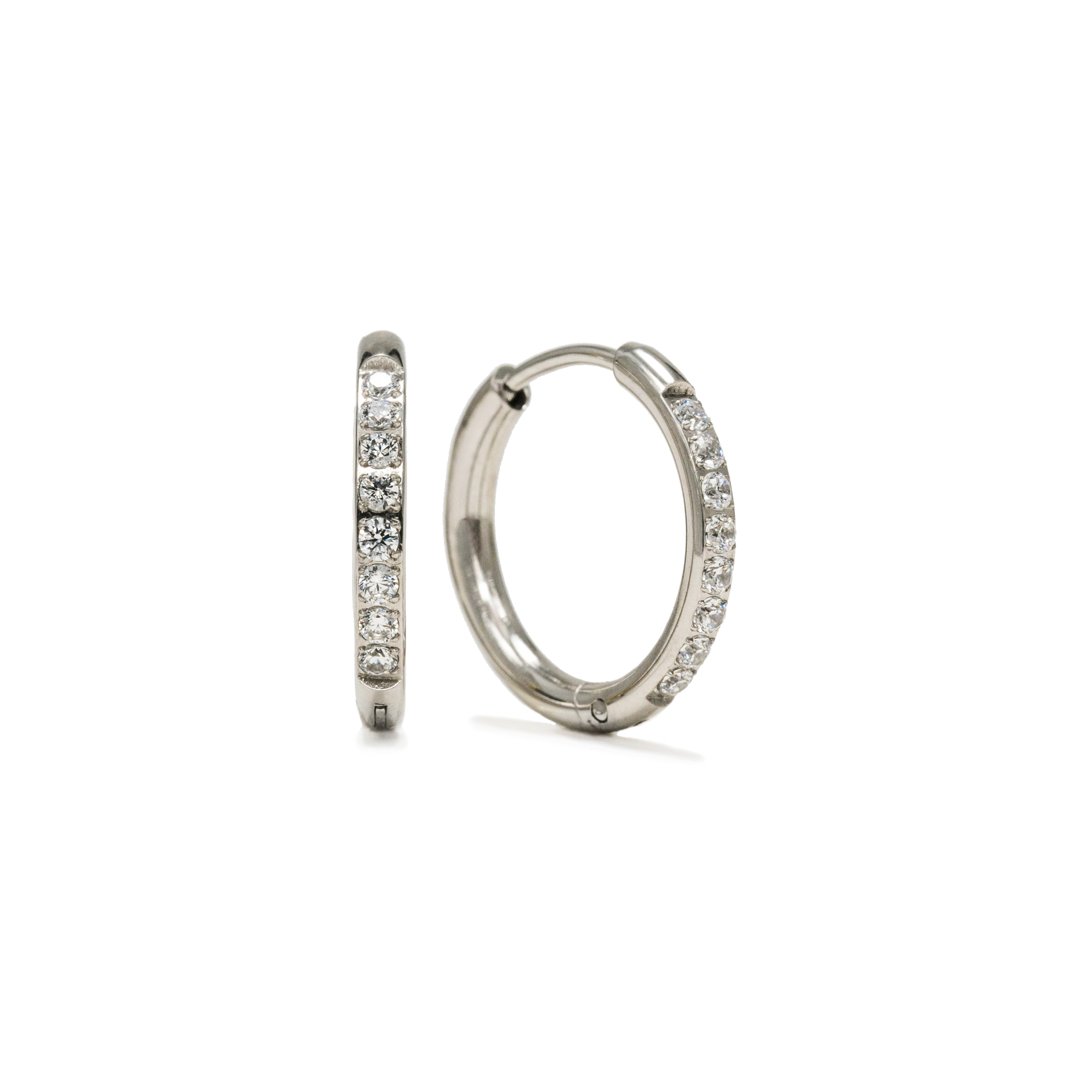 Picture of Evie 15mm Hoops - Silver