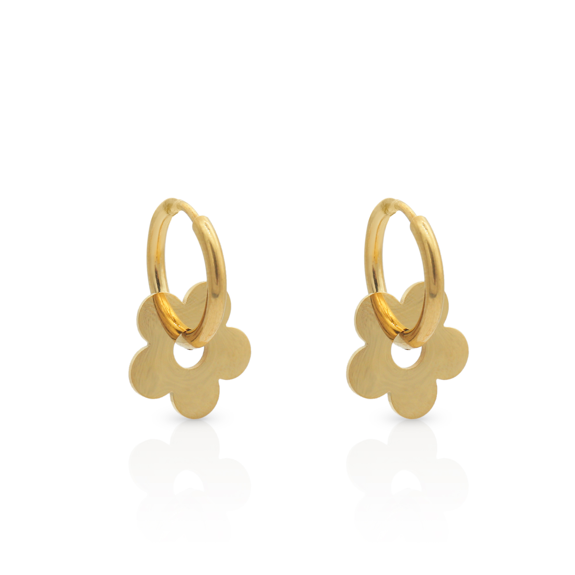 Picture of Petal Earrings - Gold