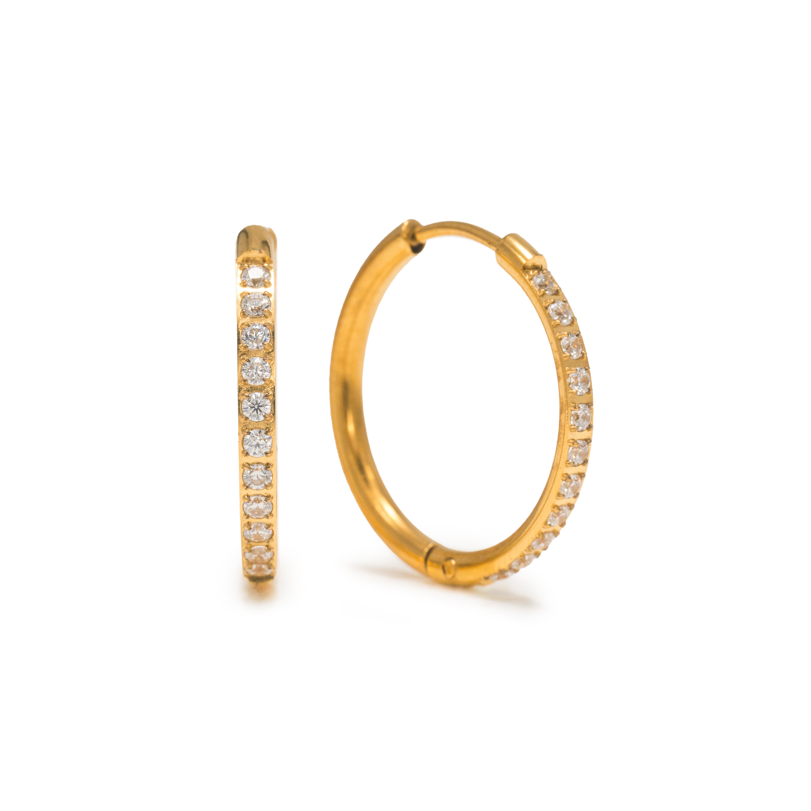 Picture of Evie 20mm Hoops - Gold