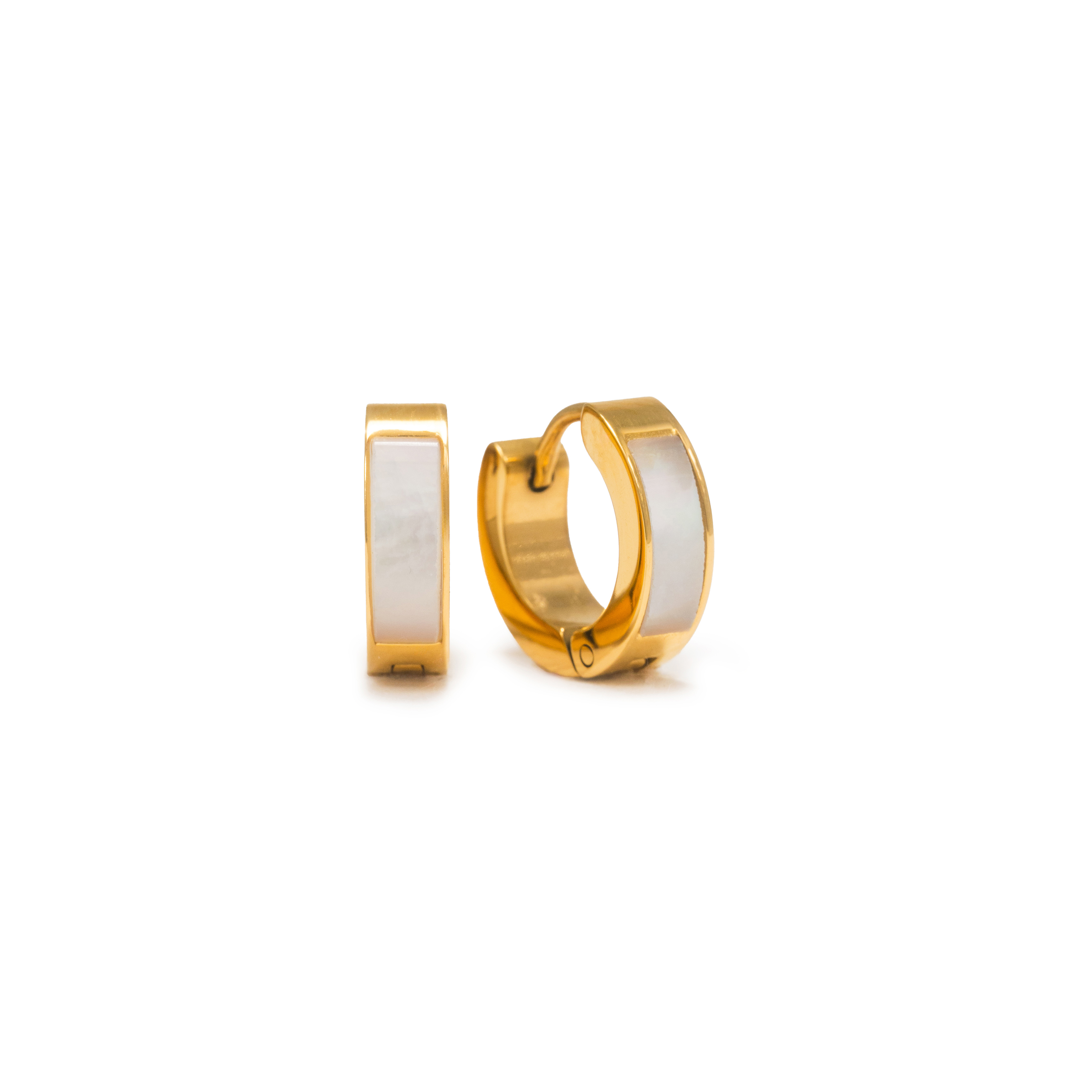 Picture of Tofino Huggie Hoops - Gold