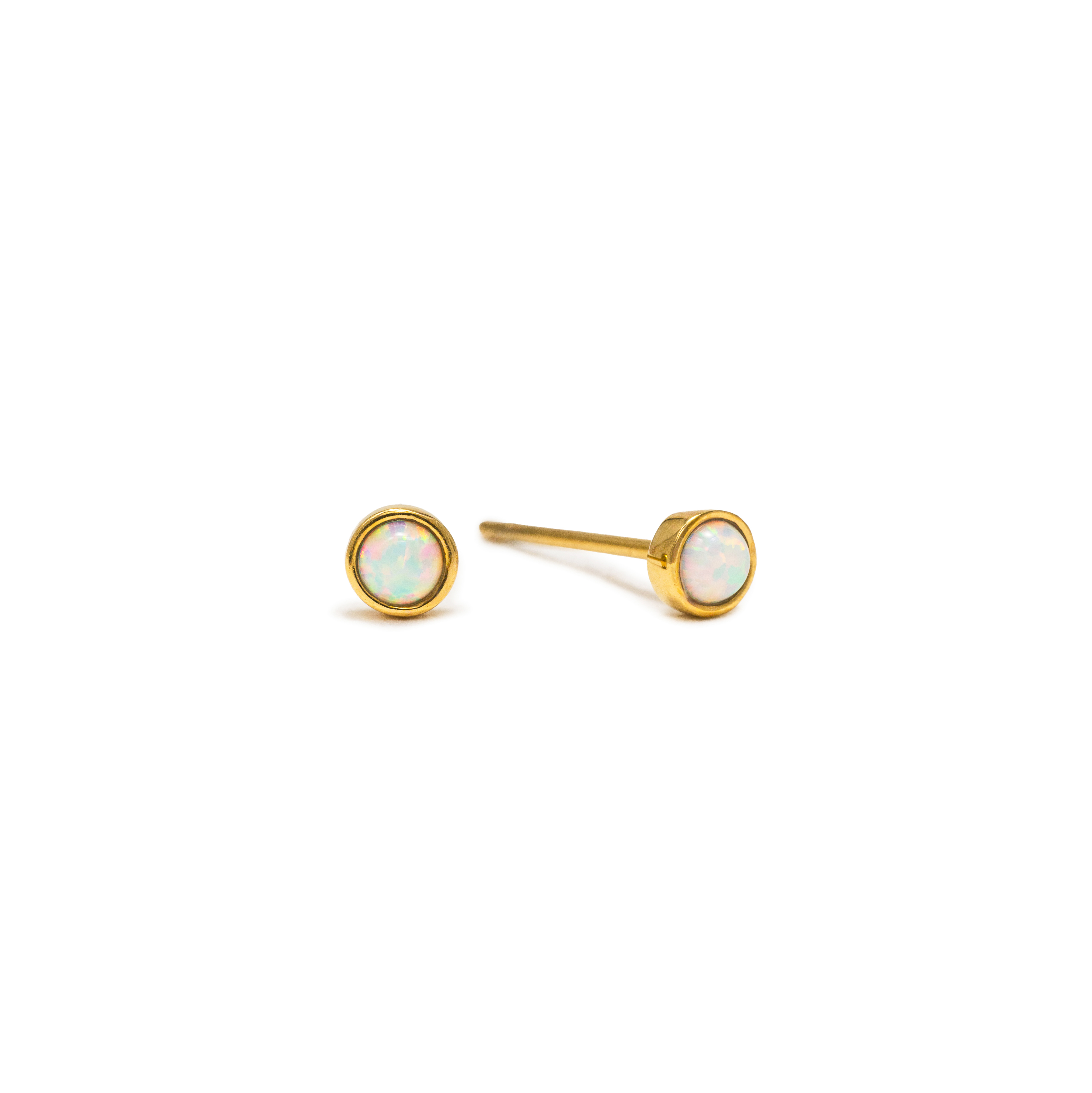 Picture of Opal Studs - Gold