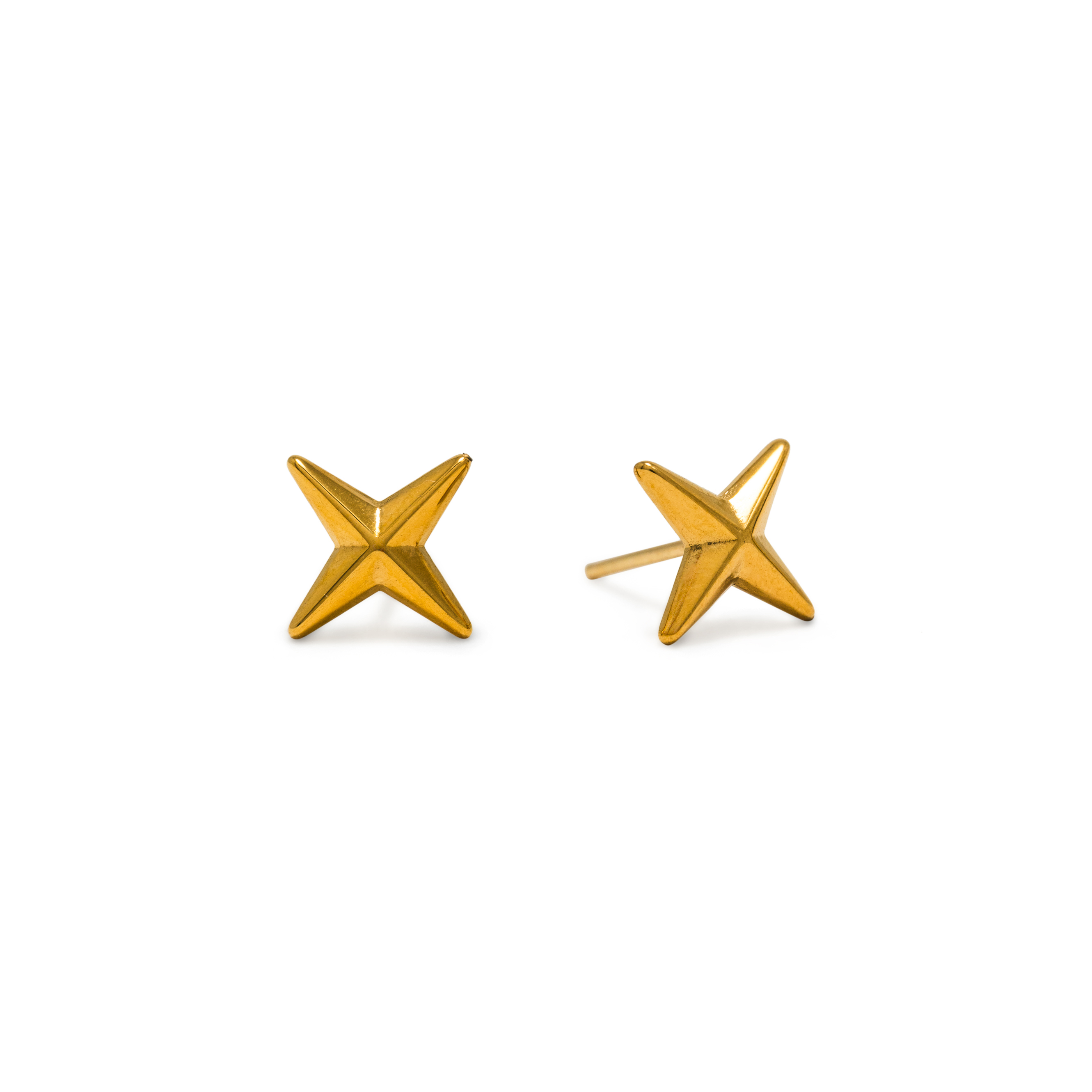 Picture of Starboard Stud Earrings - Gold