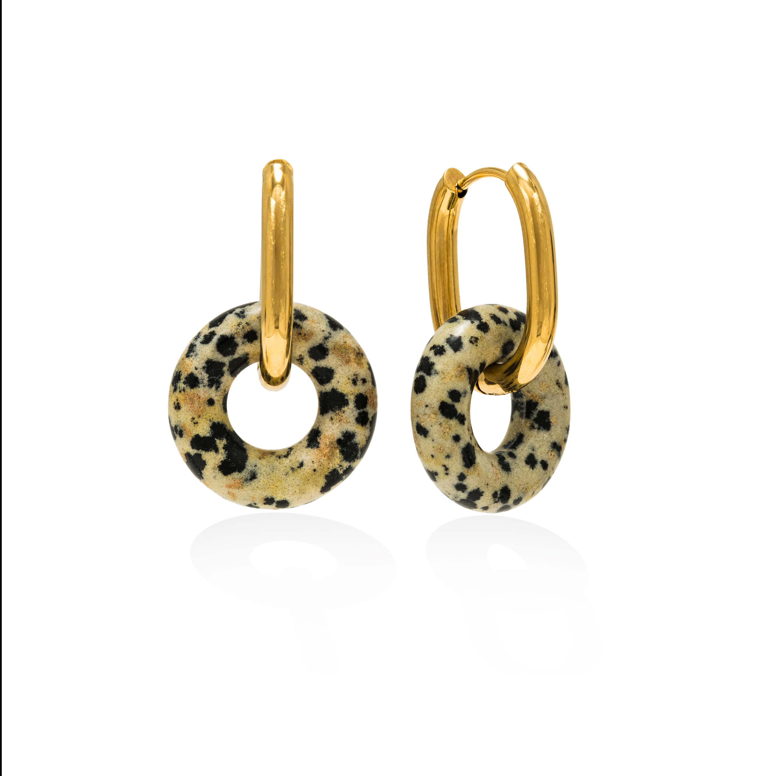 Picture of Thames Hoop Earrings - Dot