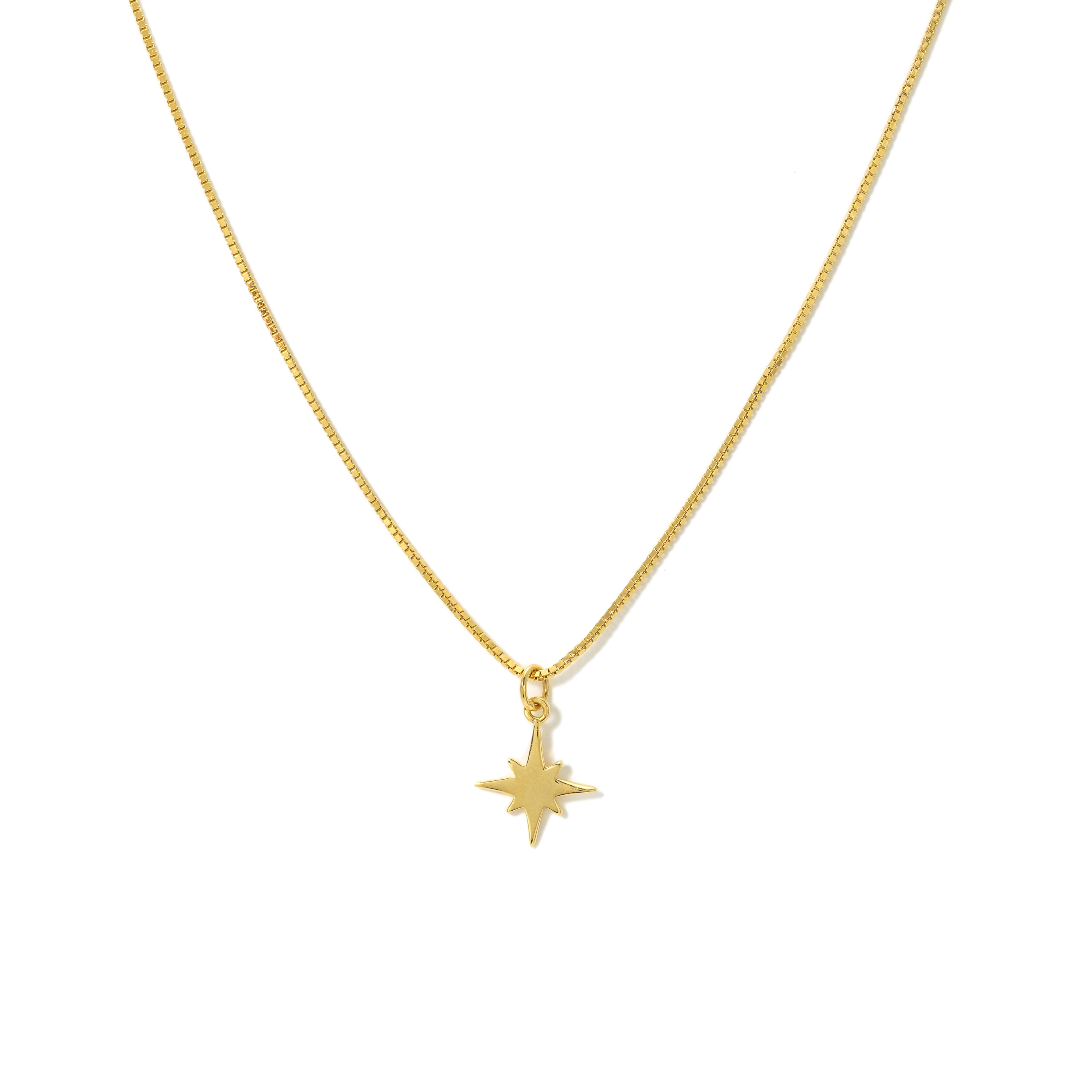 Picture of Burst Charm Necklace - Gold