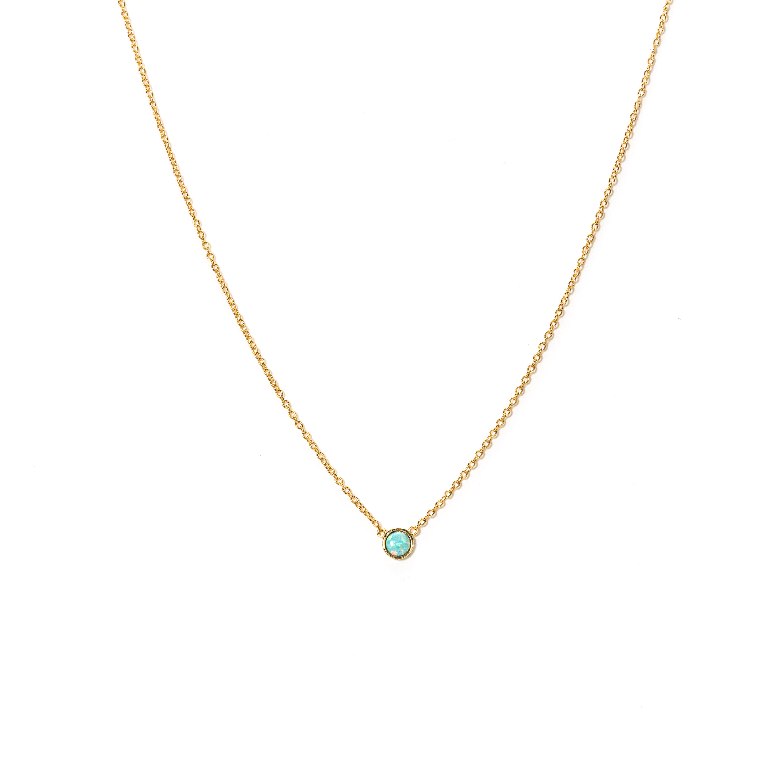 Picture of Opal Necklace - Blue Opal