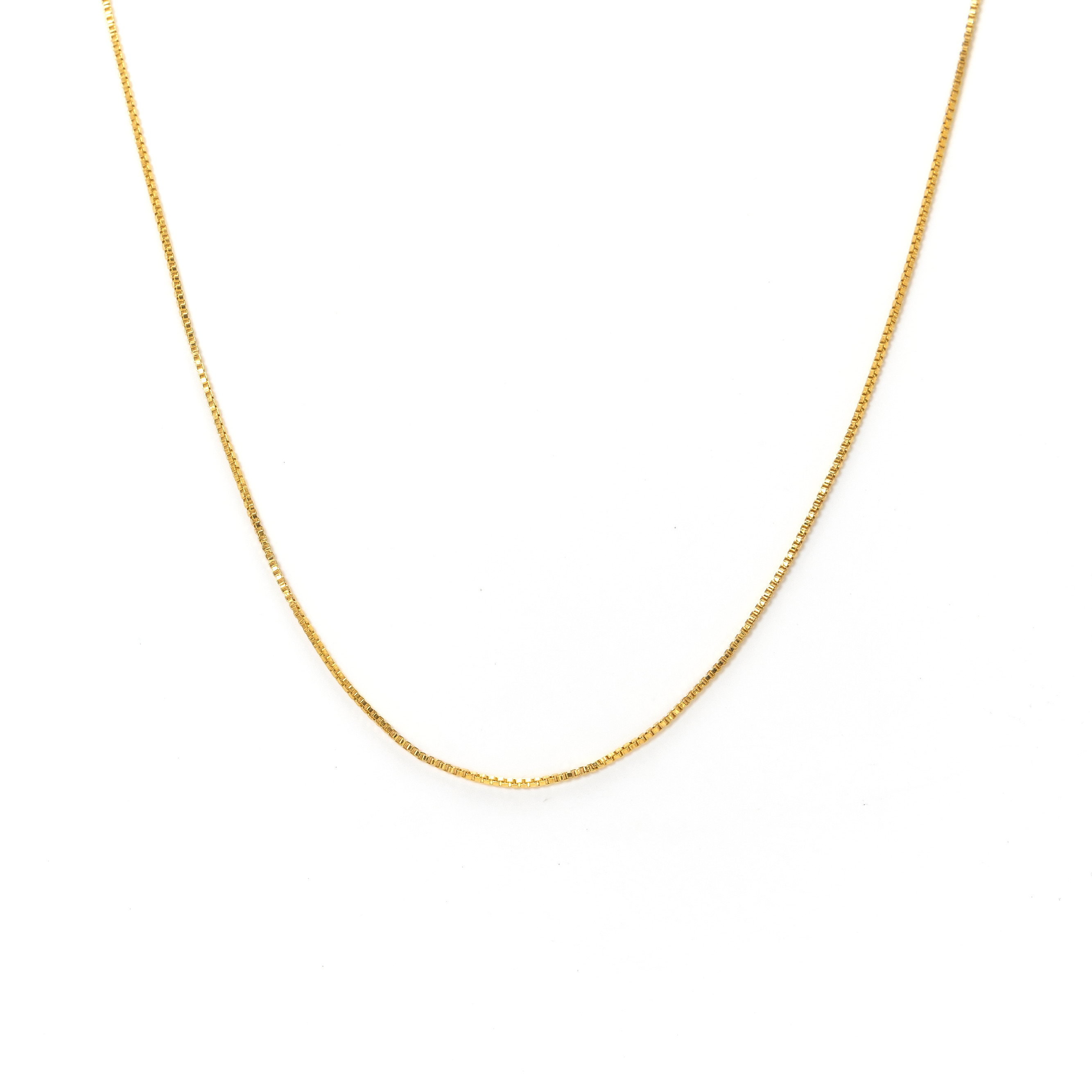 Picture of Box Chain Gold-Filled Necklace