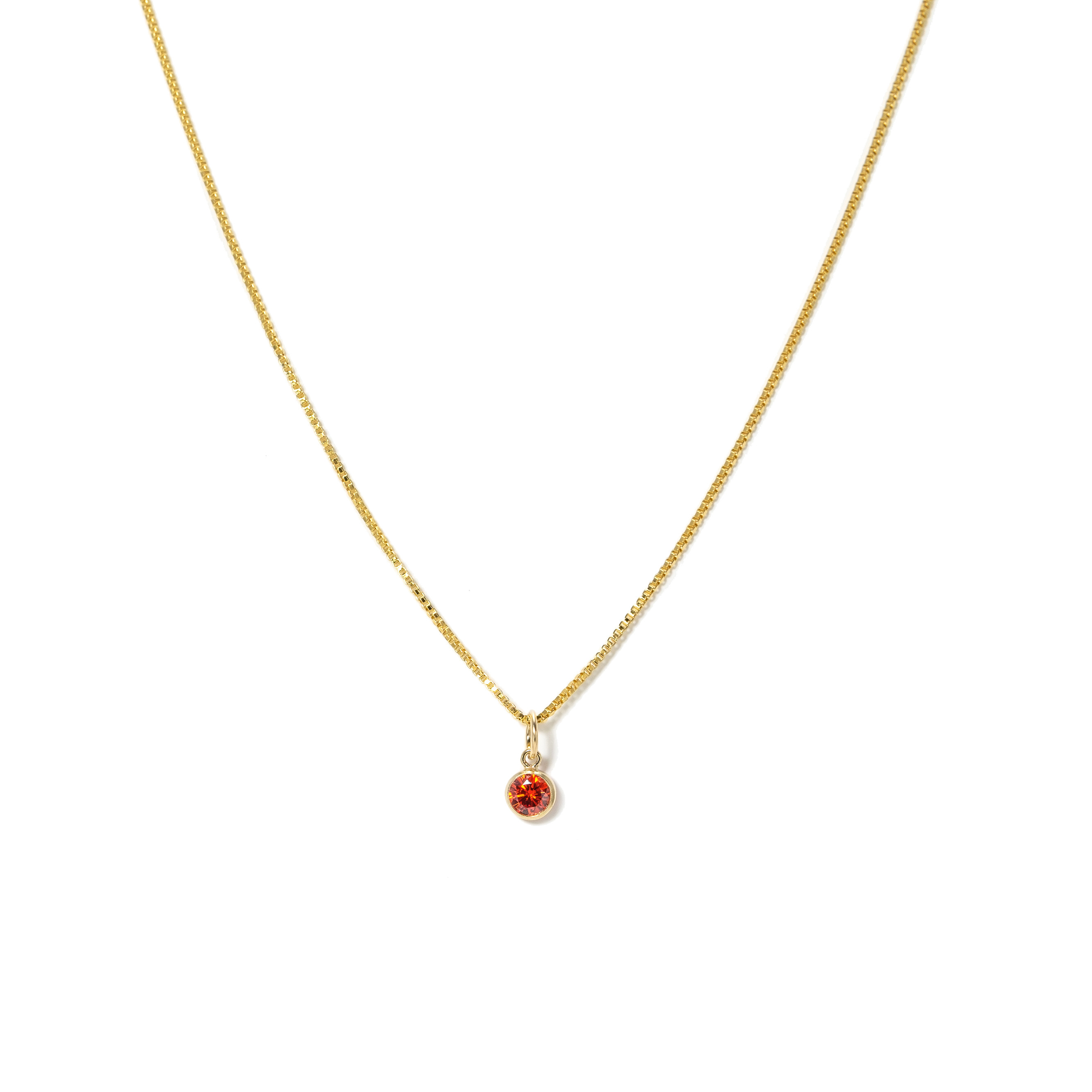 Picture of Birthstone Gold-Filled Necklace - July