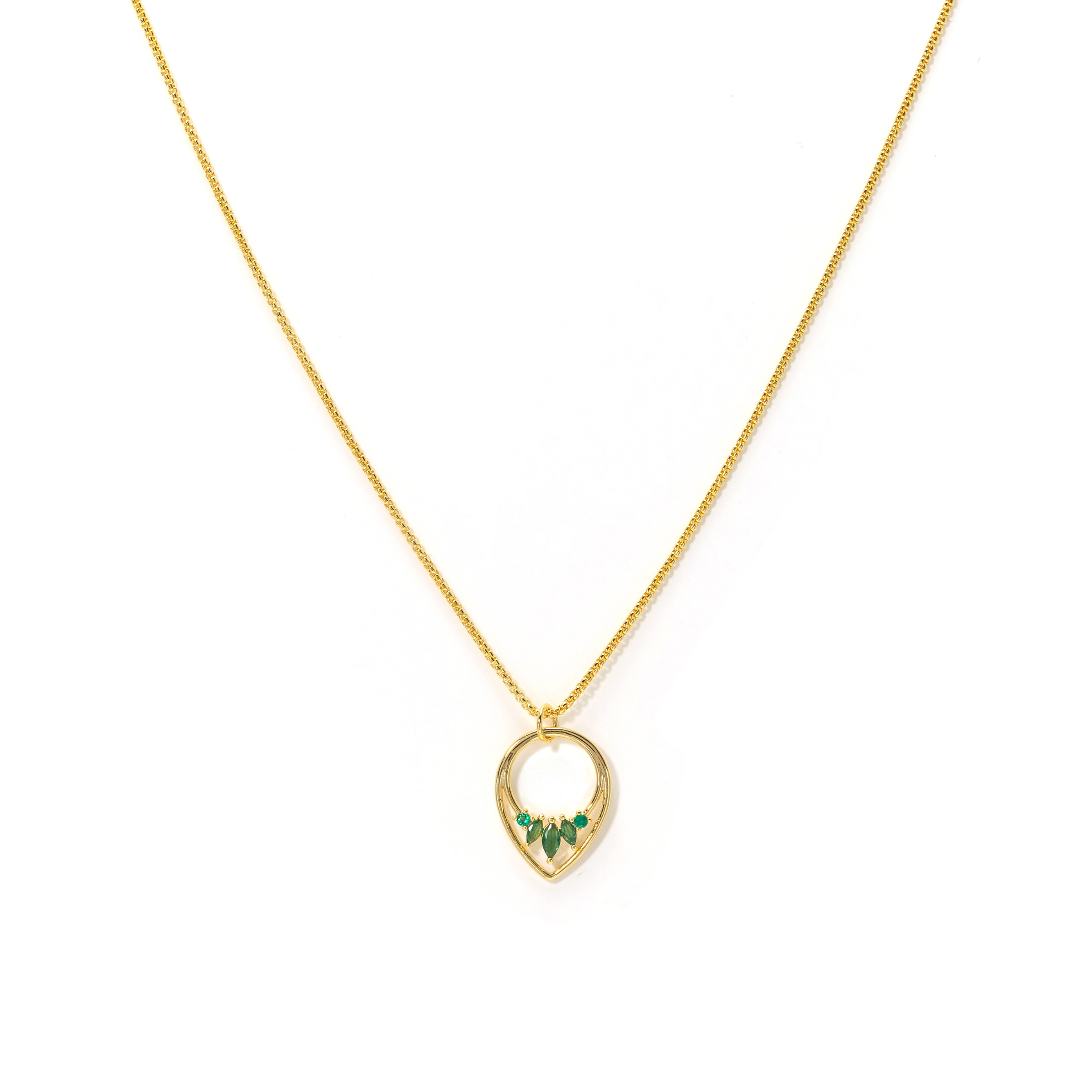 Picture of Aria Necklace - Emerald