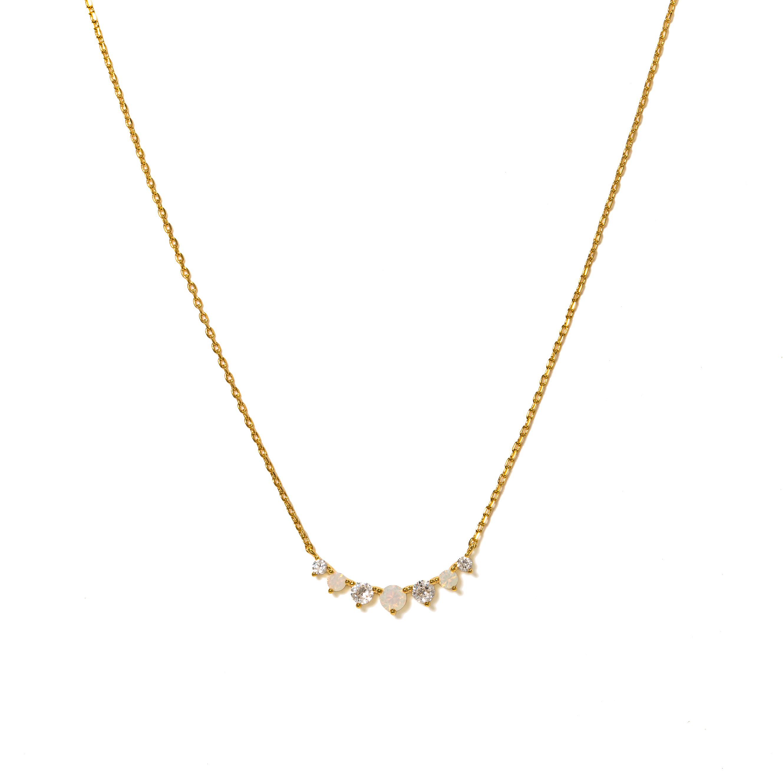 Picture of Dewdrop Necklace - White Opal