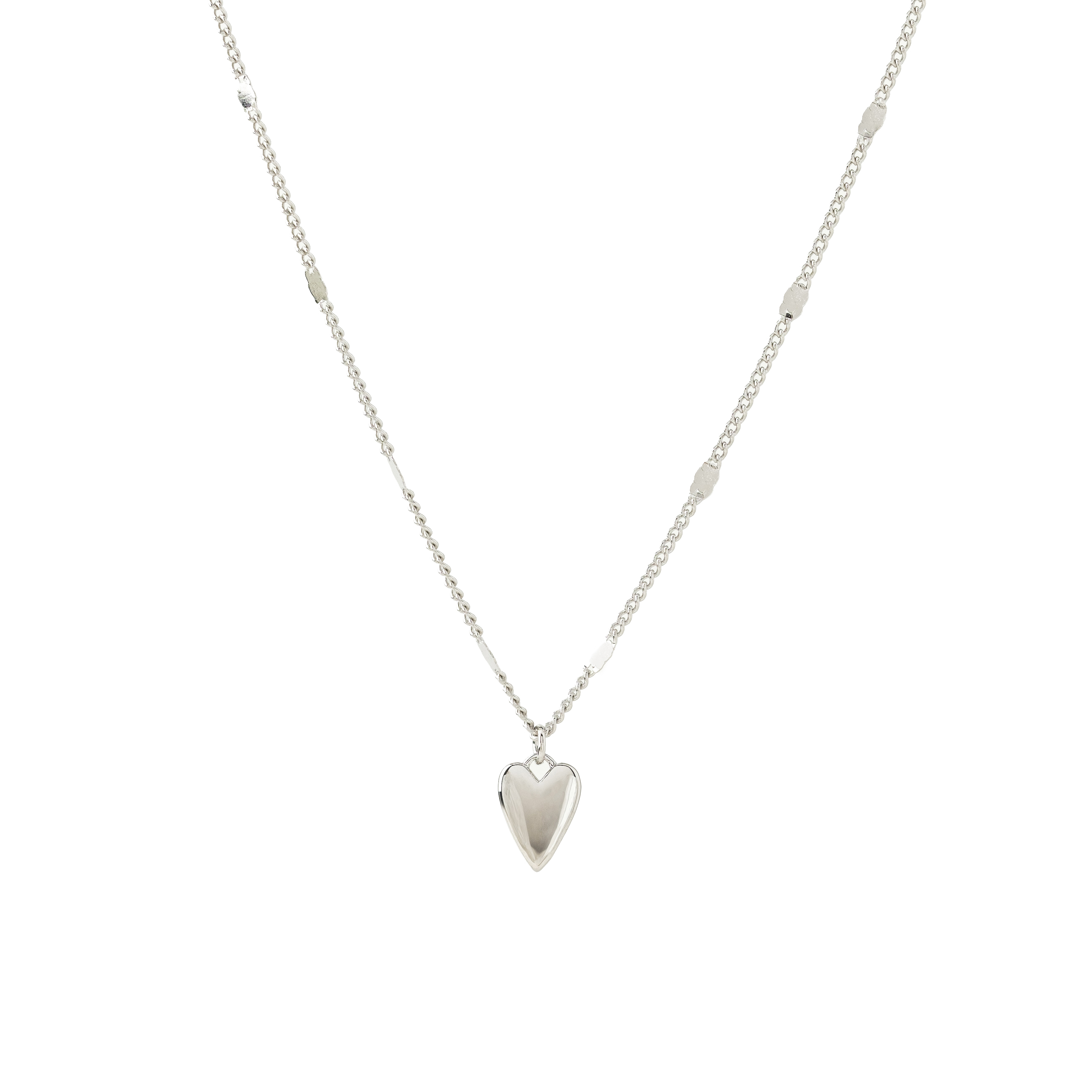 Picture of Everly Heart Necklace - Silver