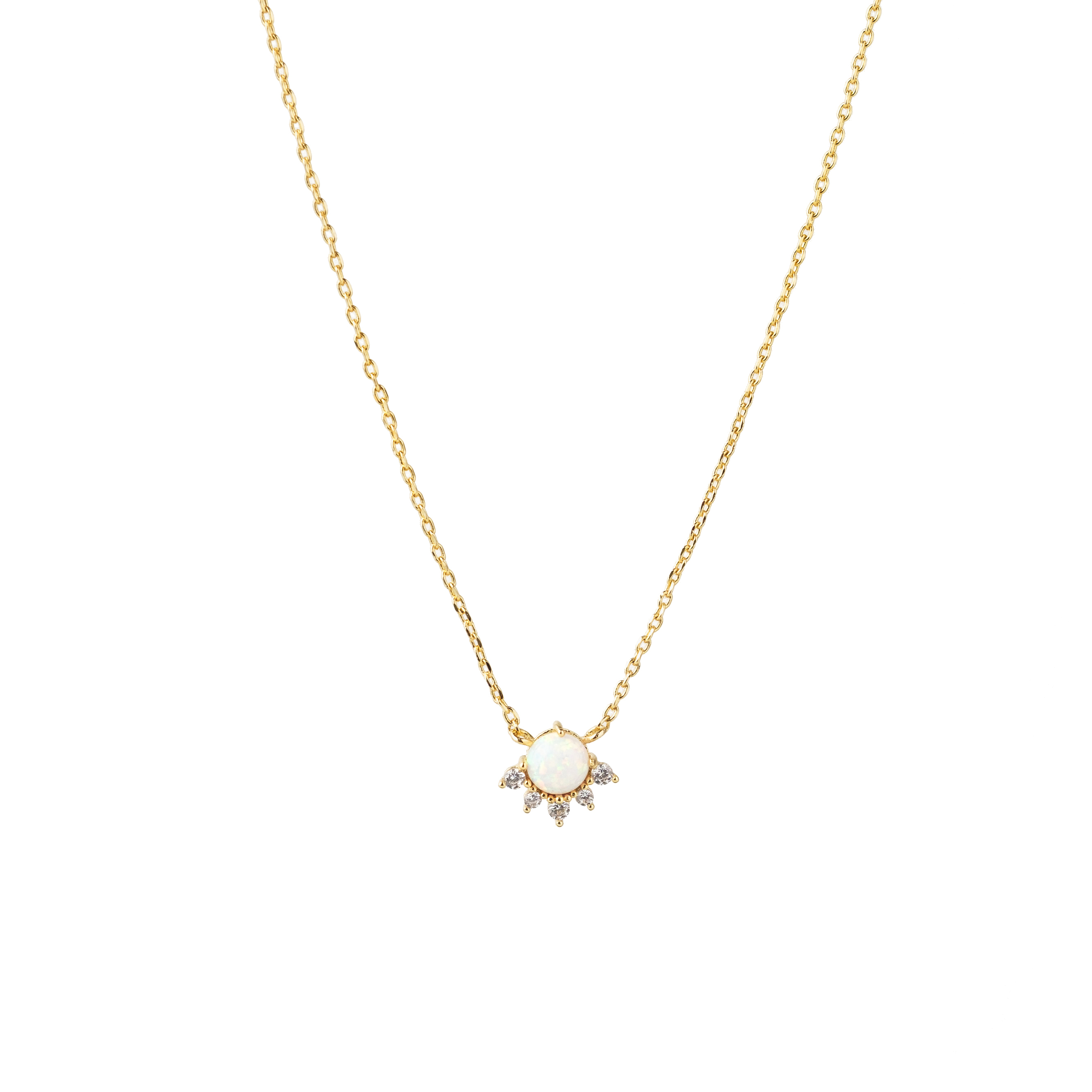 Picture of Juno Necklace - Gold/Opal