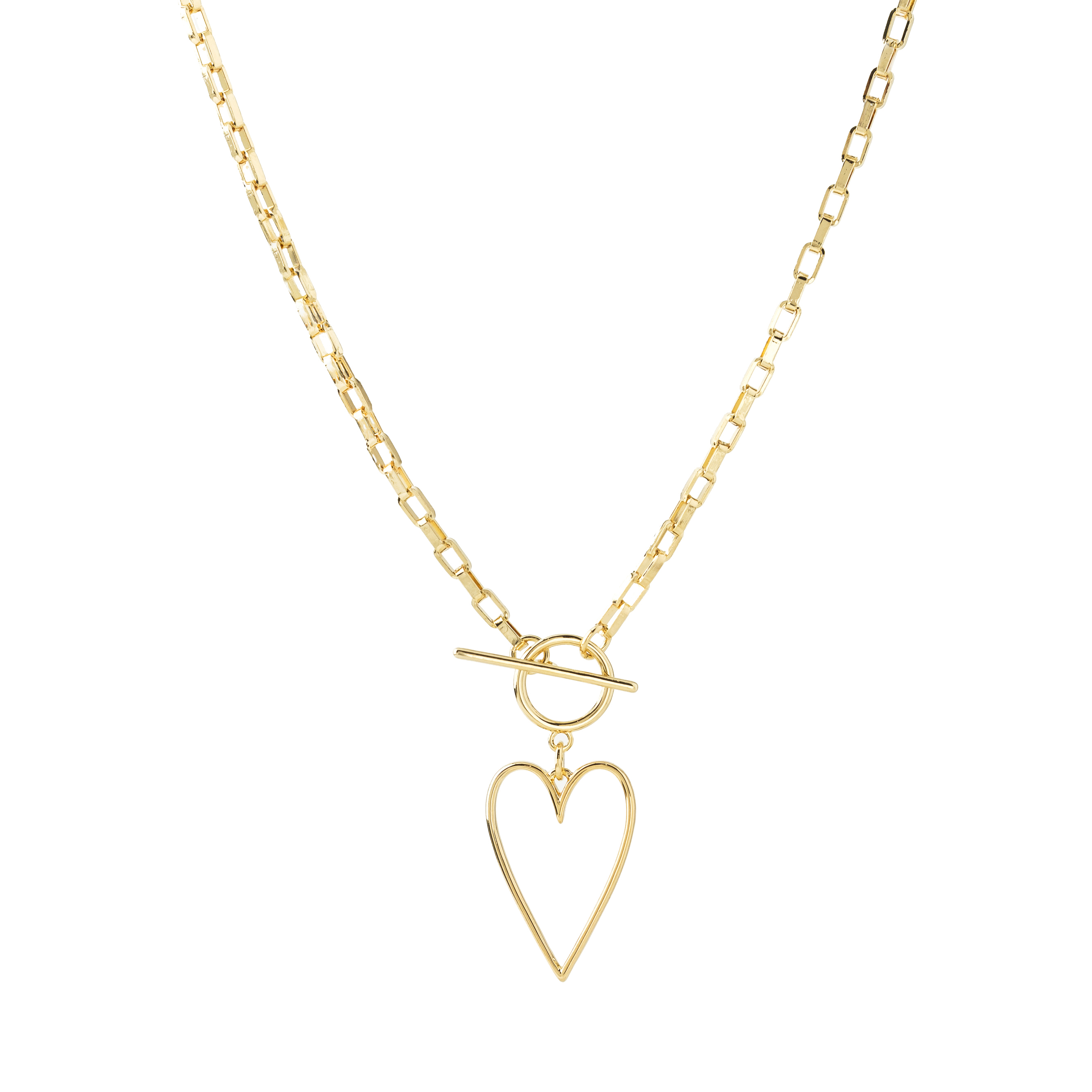 Picture of Lovestruck Heart Necklace - Gold